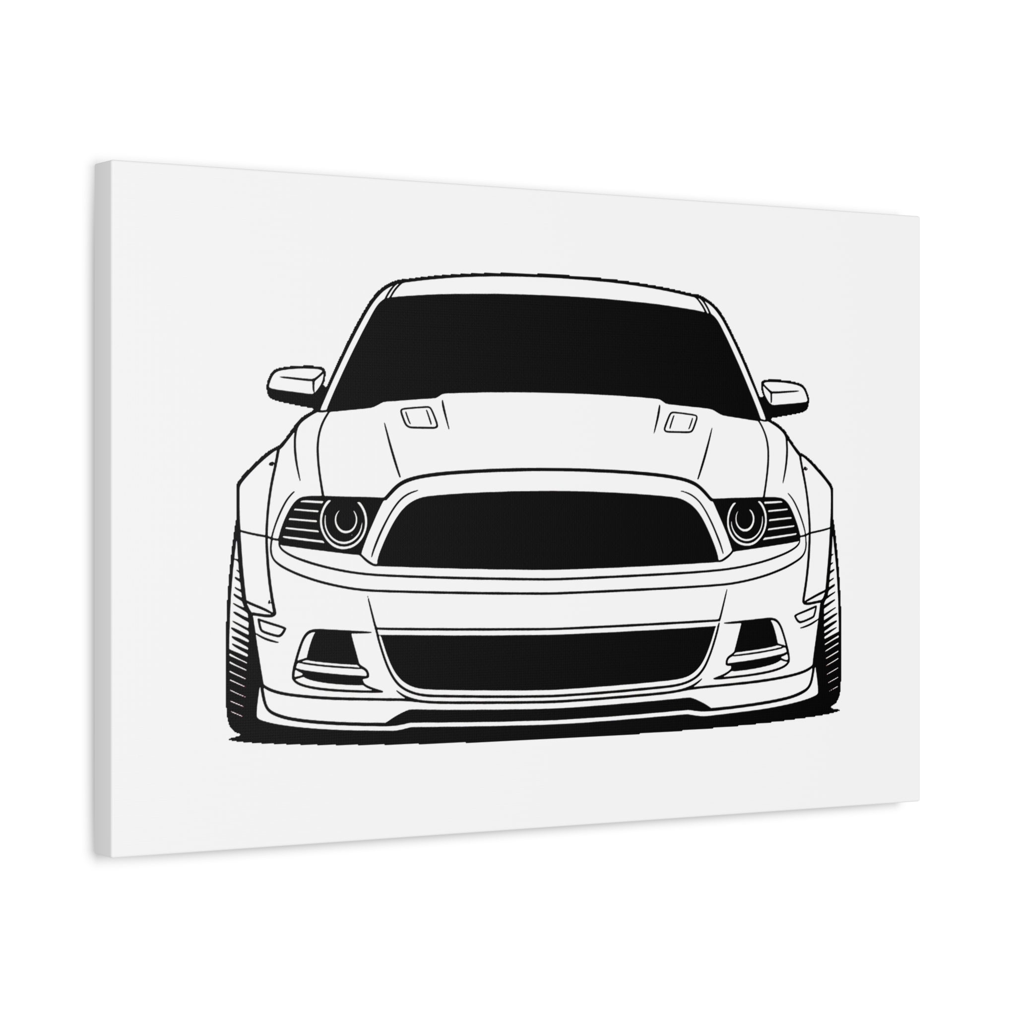 Ford Mustang GT (S197) Canvas Wall Art