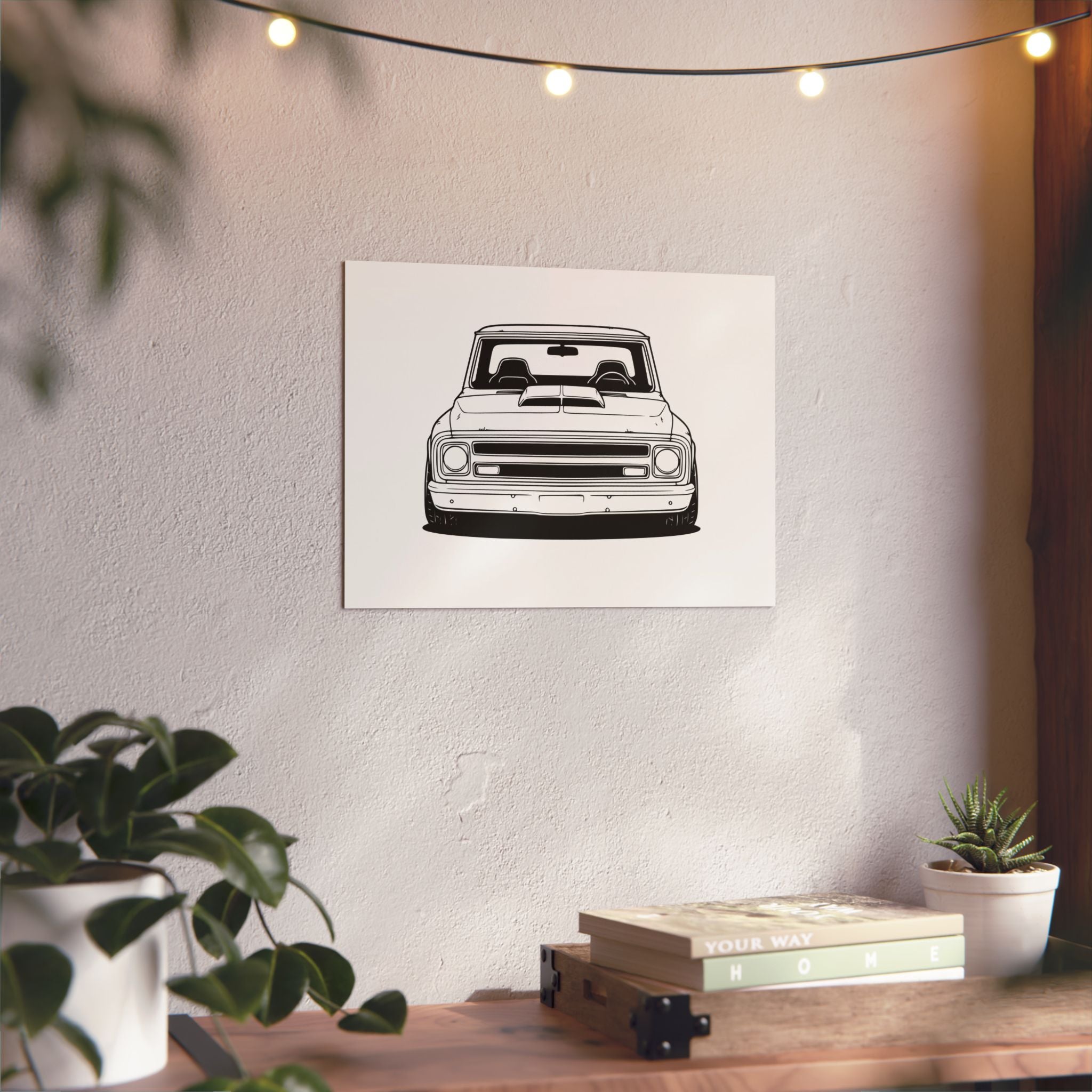 Chevy C10 Pickup (1967-72) Metal Wall Sign