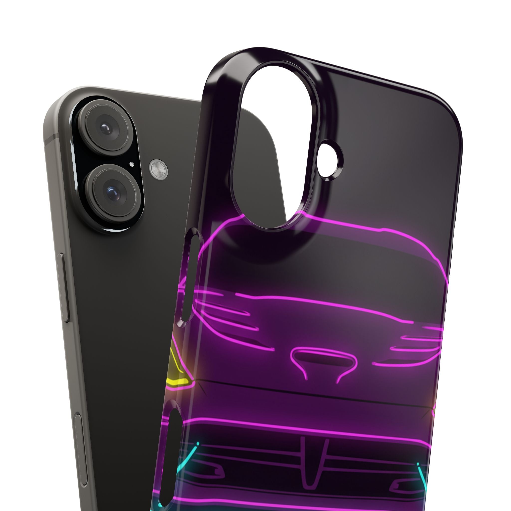 Dodge Viper (1992-17) Neon Synthwave Phone Case
