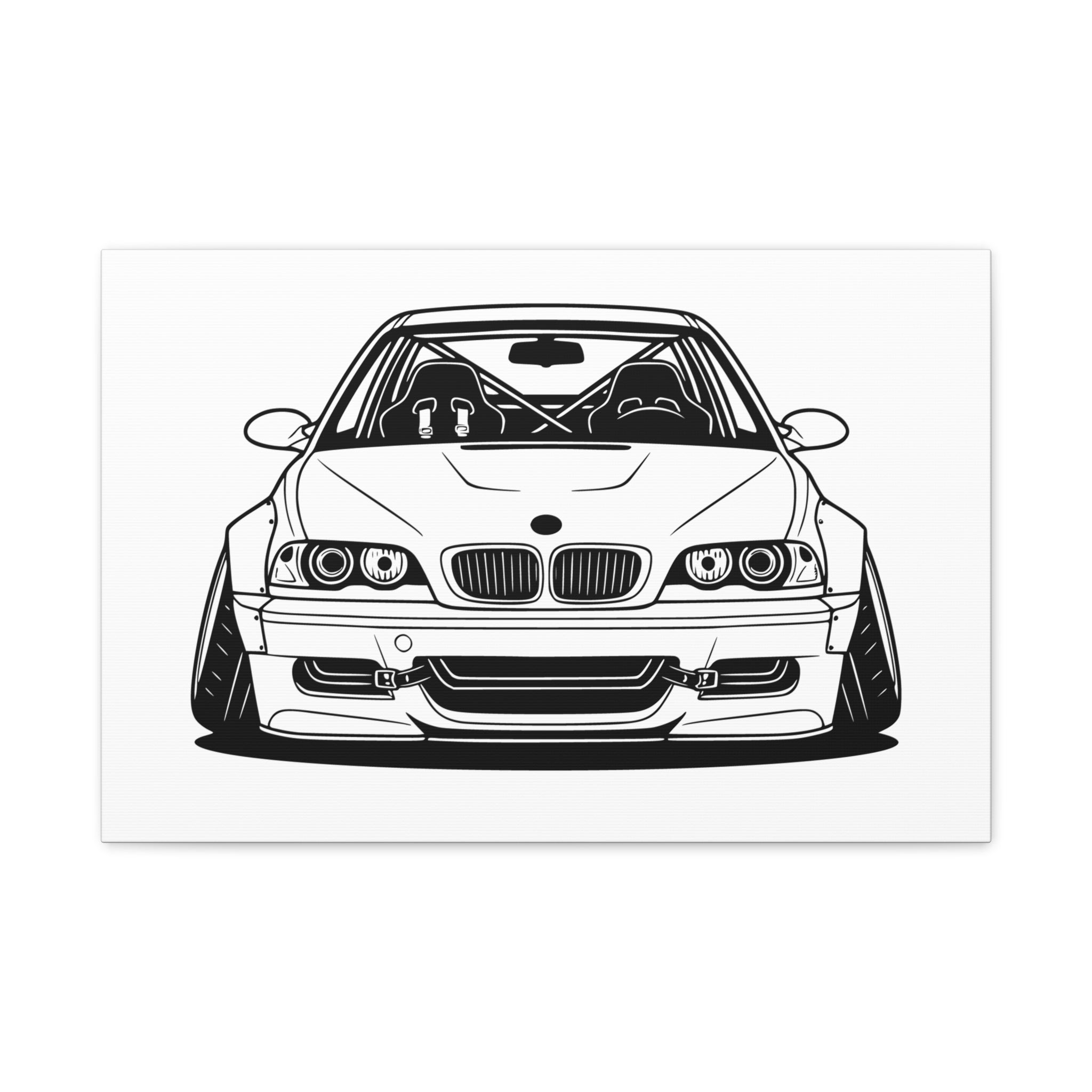 BMW E46 M3 (2000-06) Canvas Wall Art
