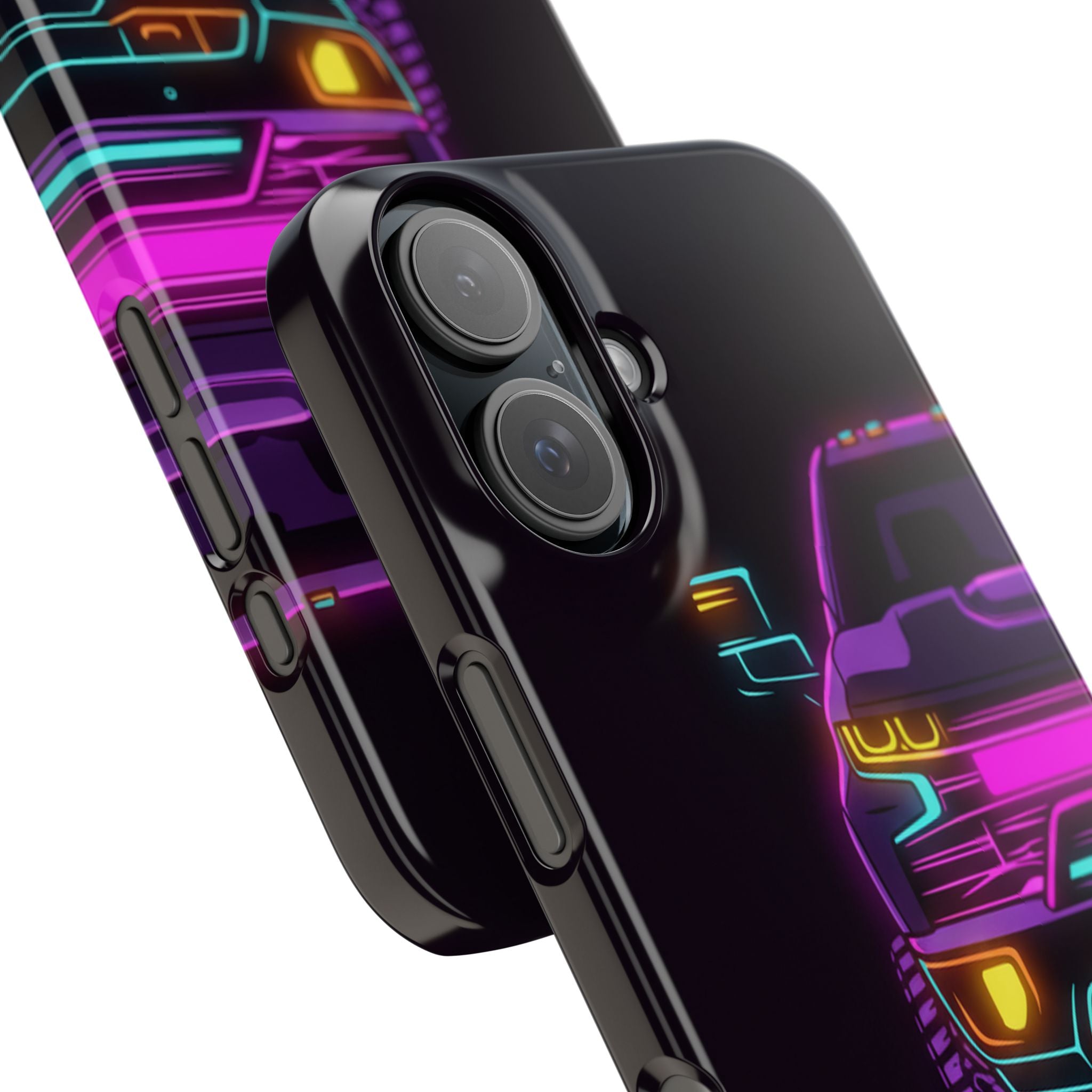 Chevy Silverado Trail Boss (2019+) Neon Synthwave Phone Case