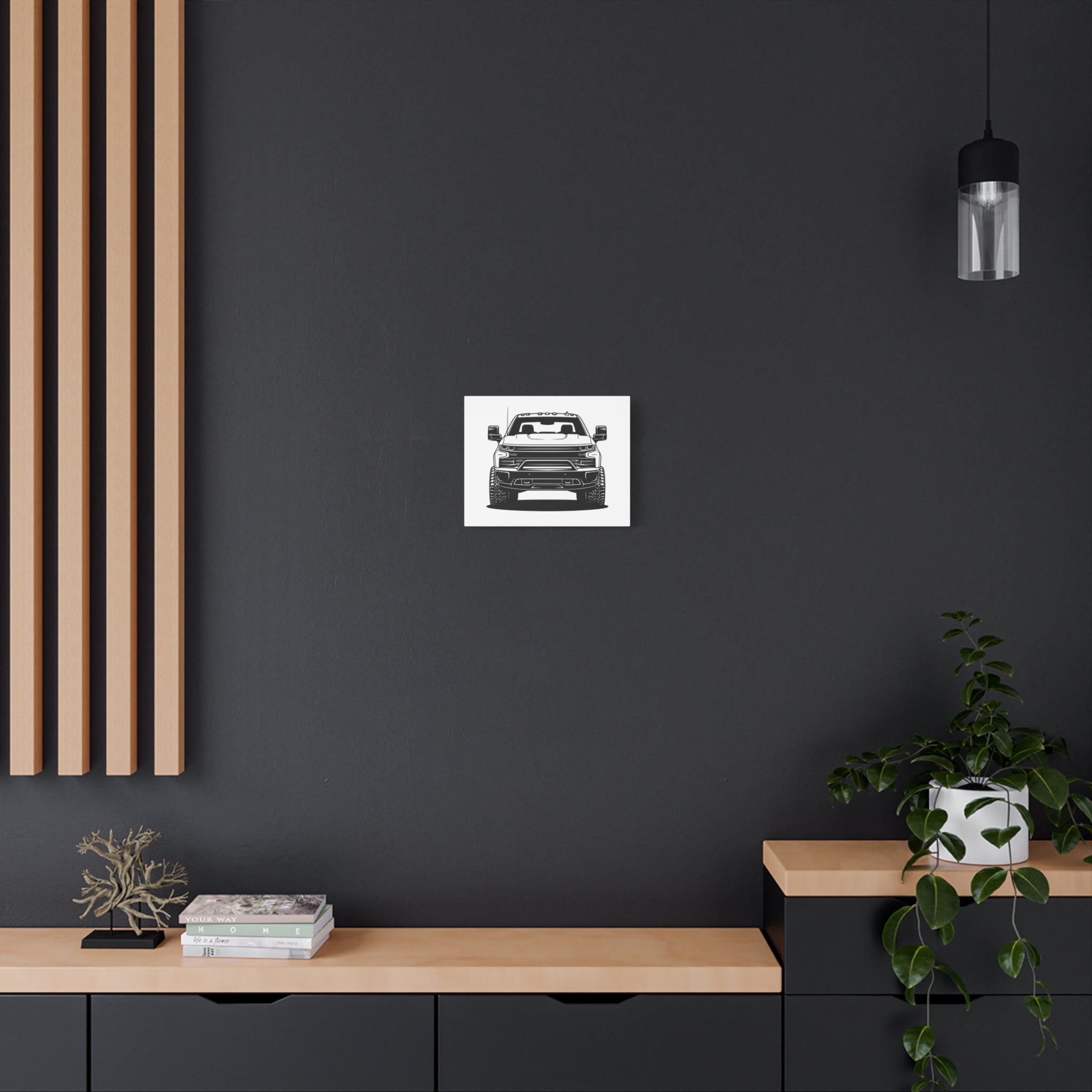 Chevy Silverado Trail Boss (2019+) Canvas Wall Art