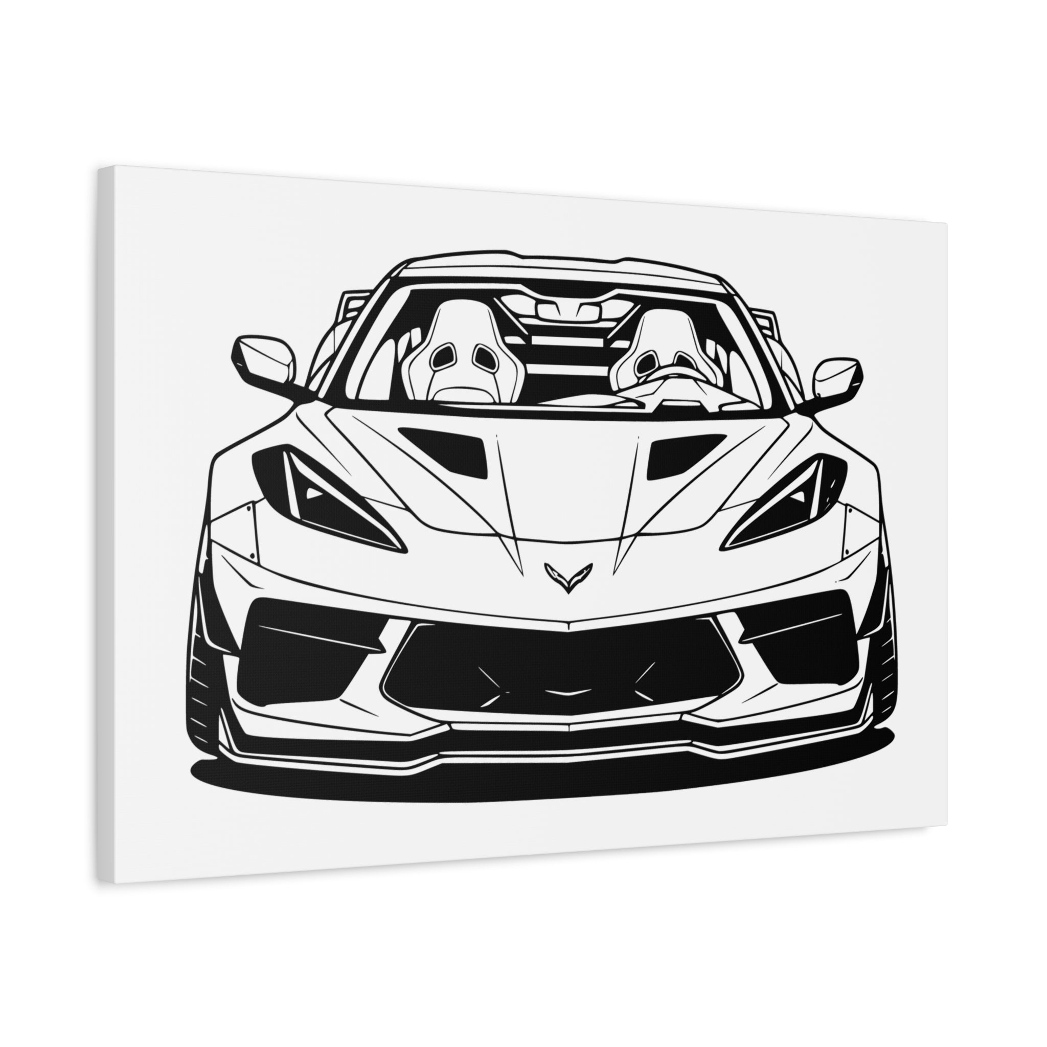 Corvette C8 (2020+) Canvas Wall Art