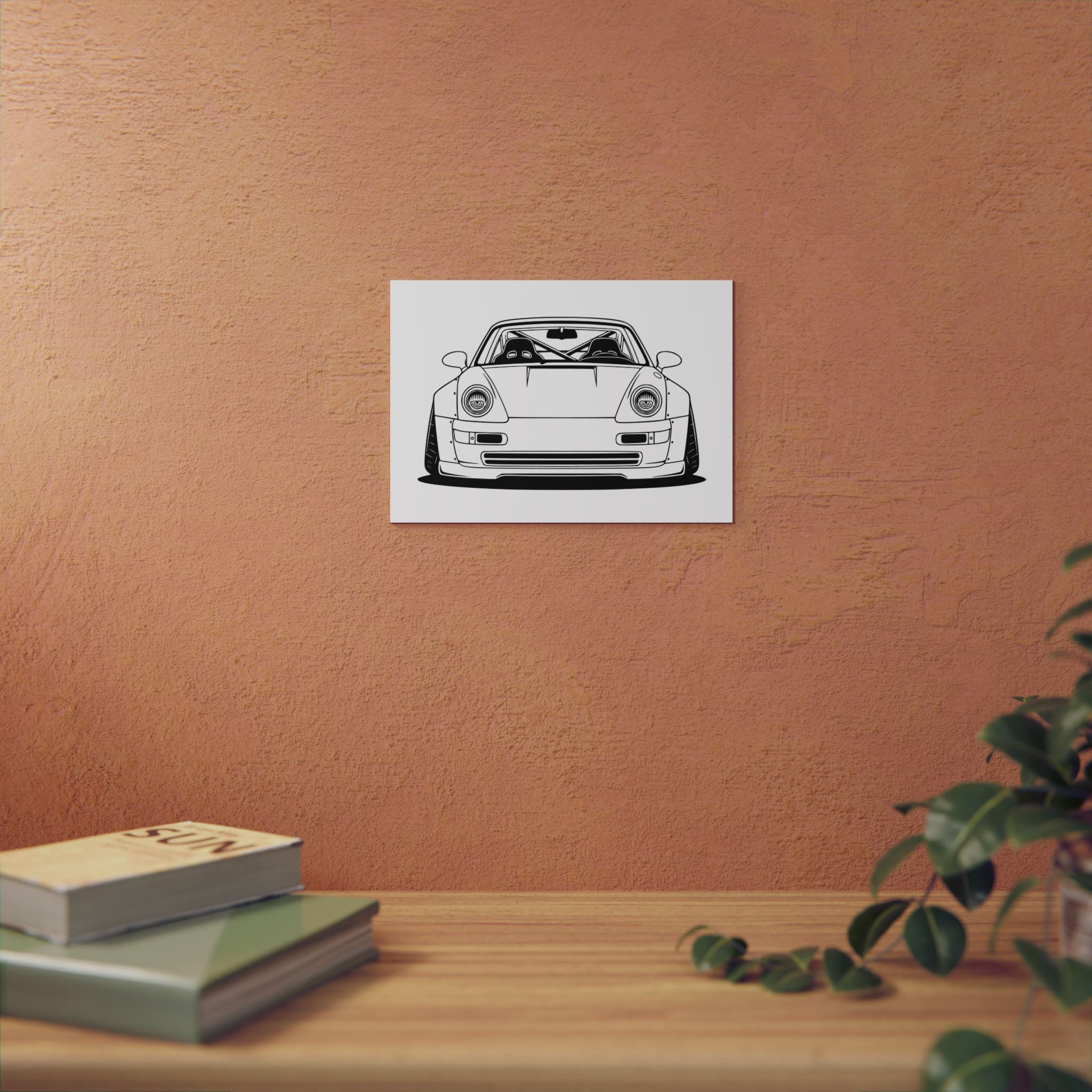 Porsche 964 Turbo Metal Wall Sign