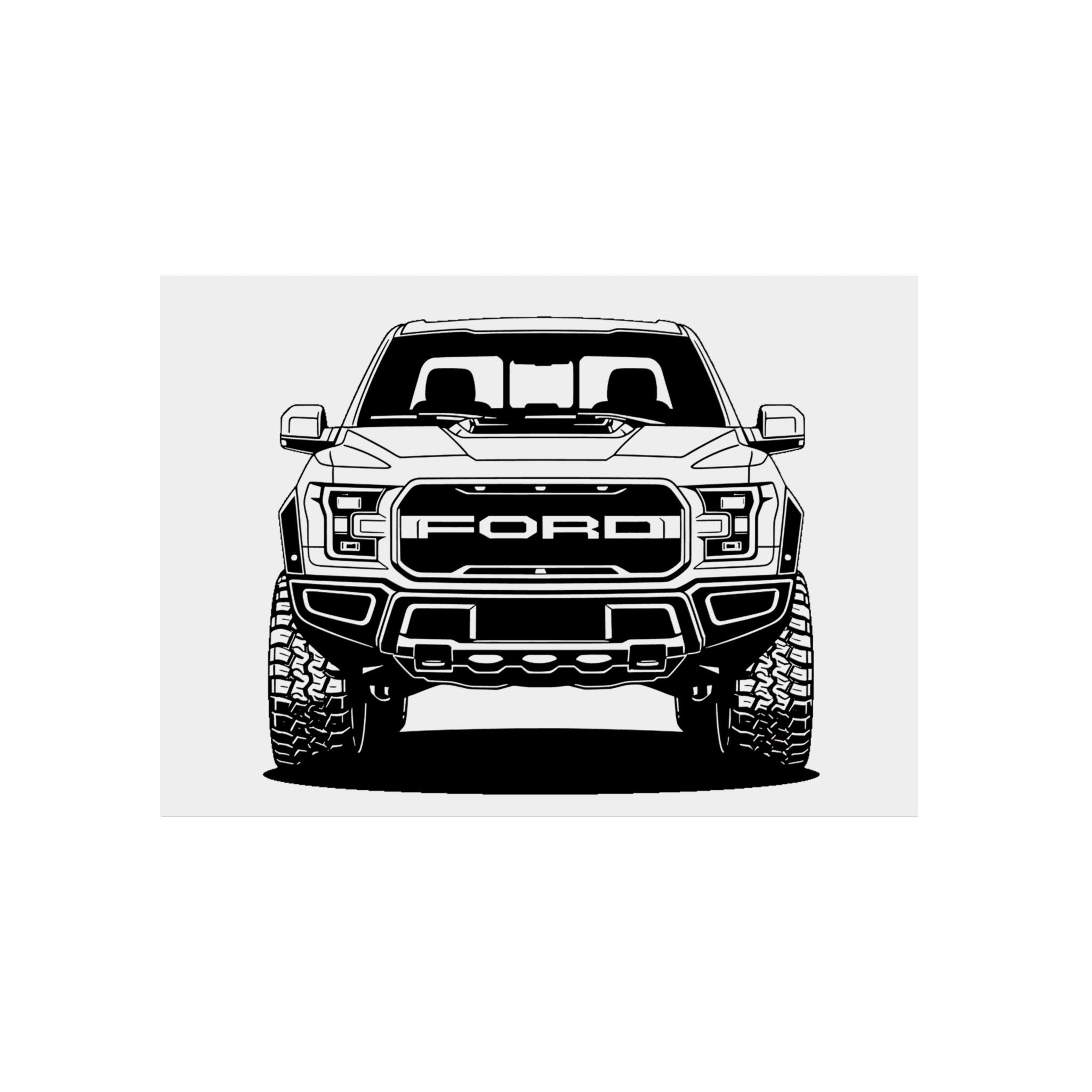 Ford F-150 Raptor Gen 2 Metal Wall Sign