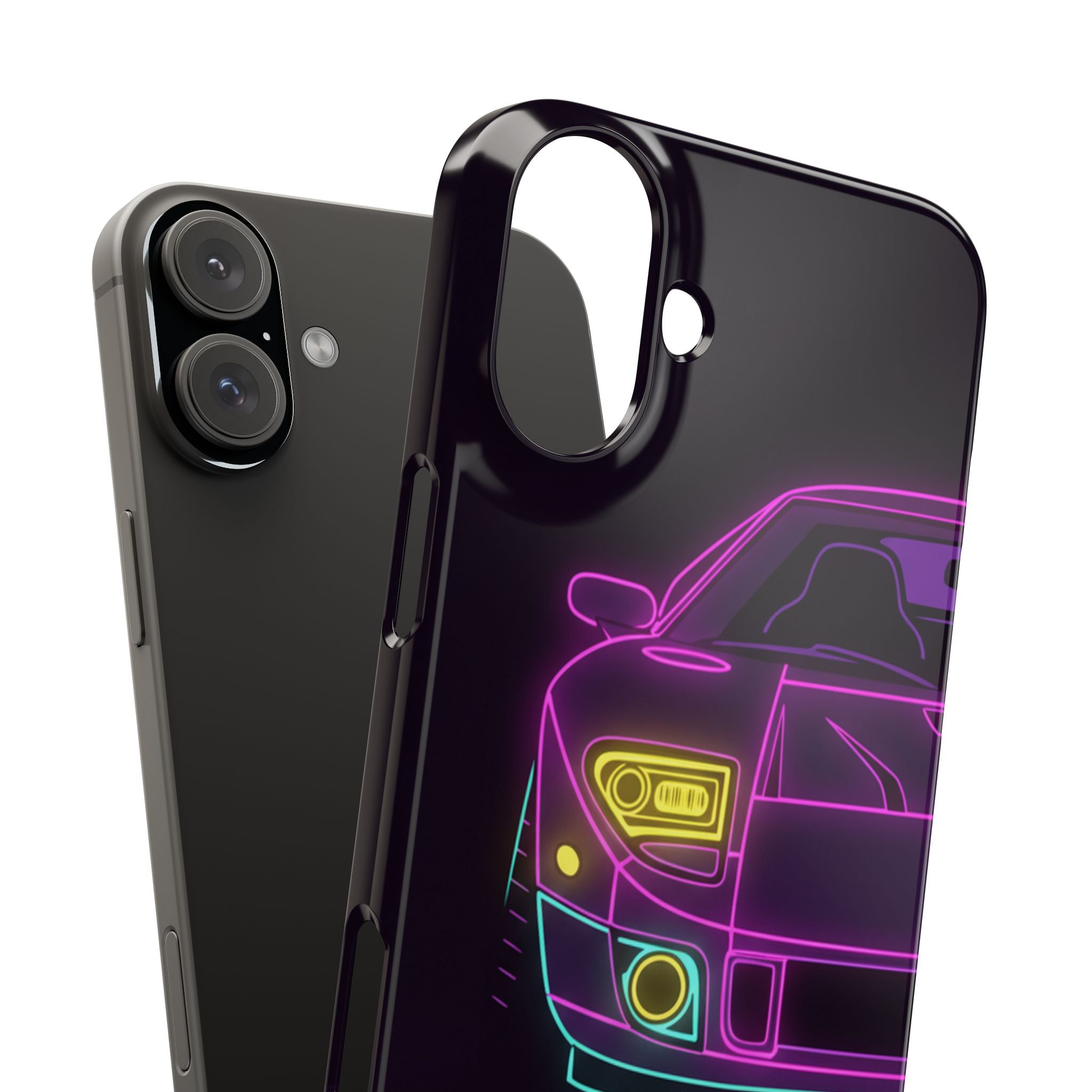 Ford GT40 (1964-69) Neon Synthwave Phone Case