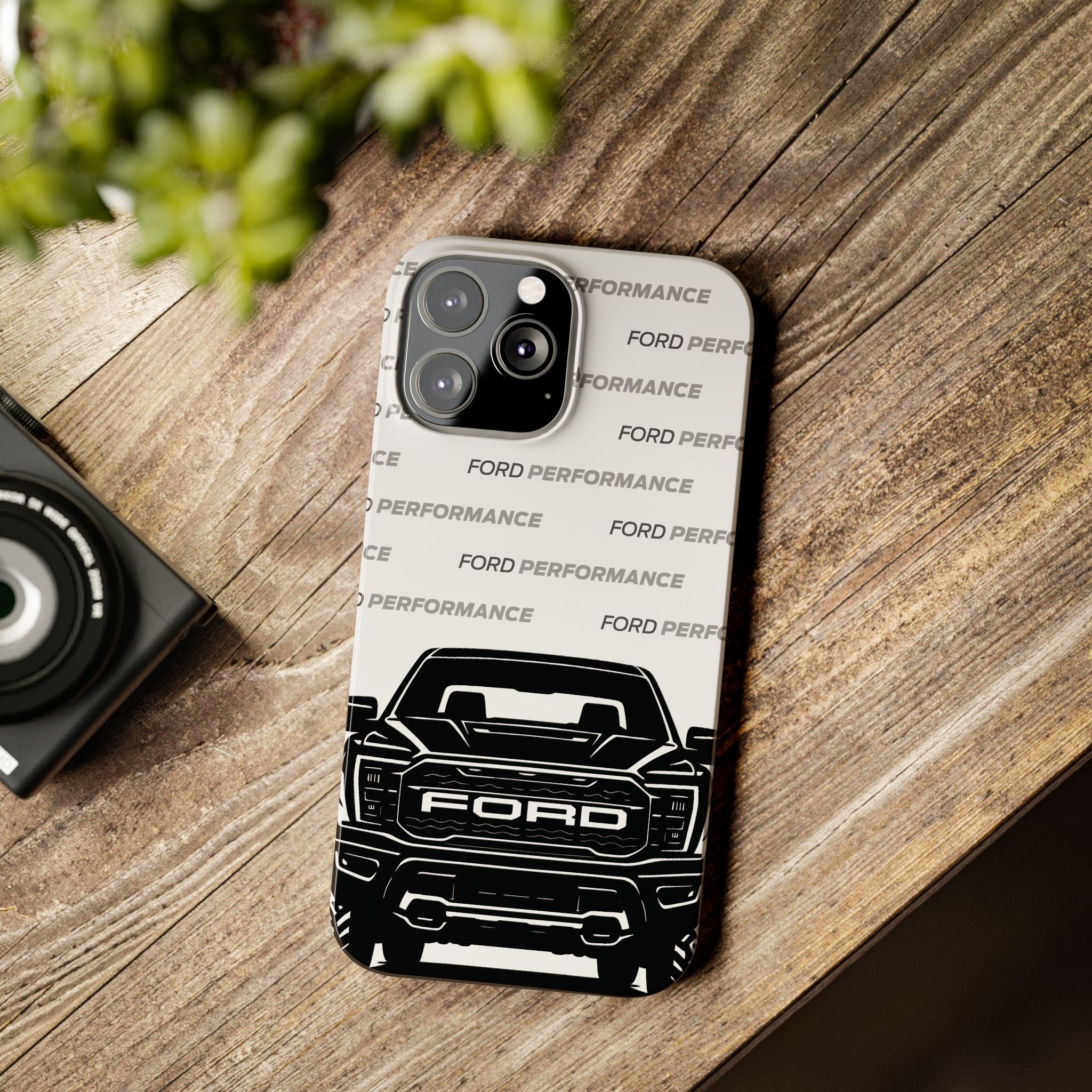 Ford Raptor (Gen 3) Slim Phone Case Greyscale