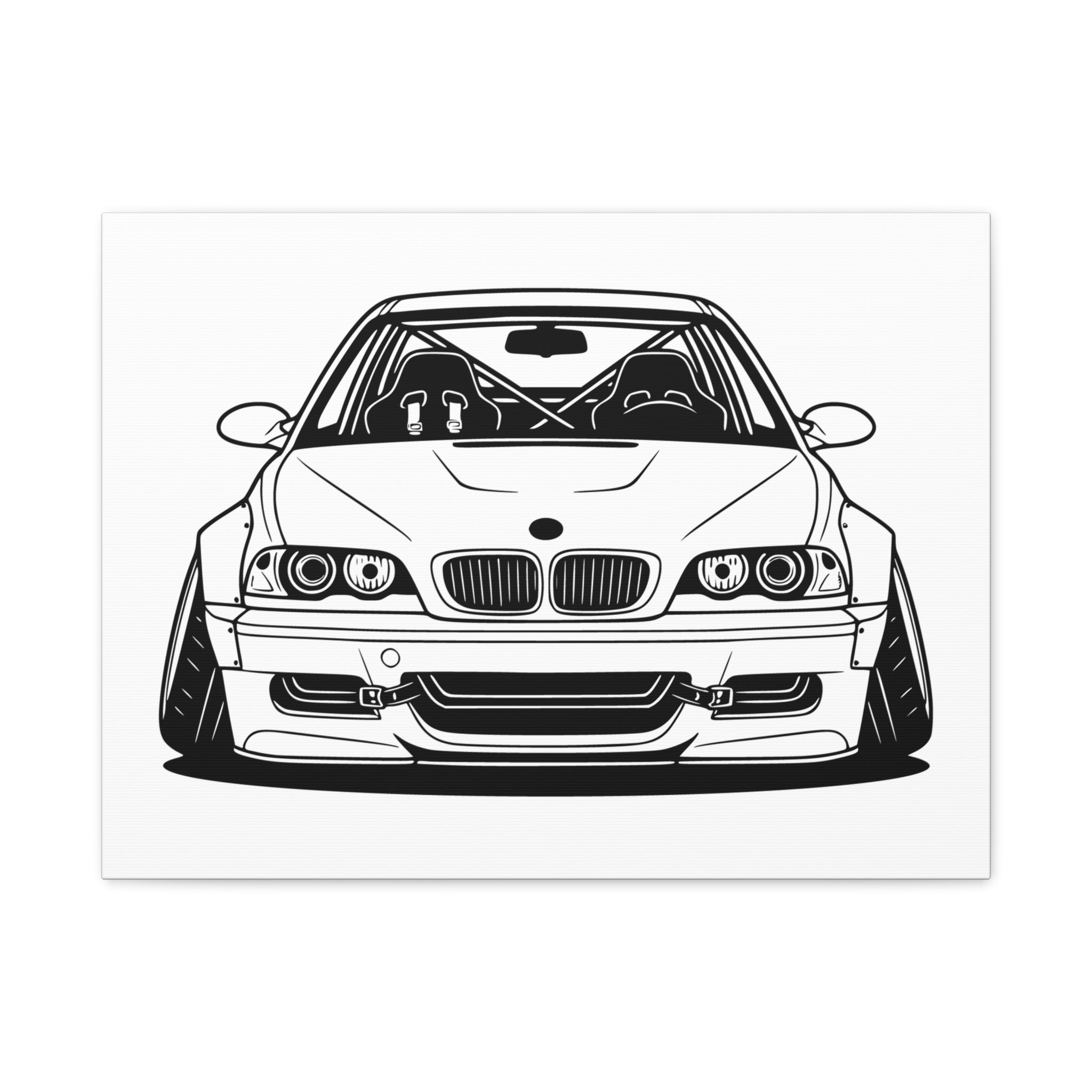 BMW E46 M3 (2000-06) Canvas Wall Art