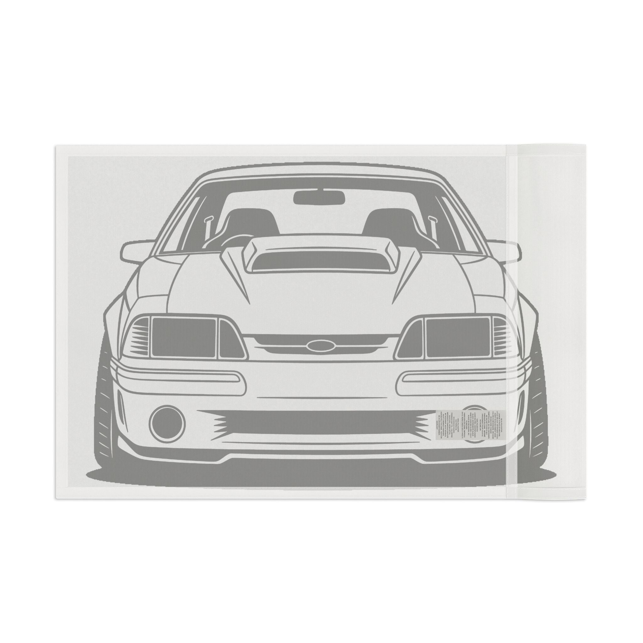 Ford Mustang Fox Body GT Garage Flag