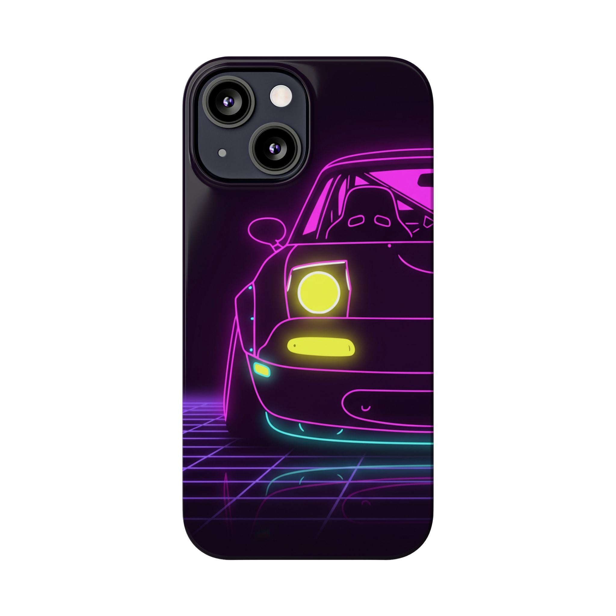Mazda Miata NA (1989-97) Neon Synthwave Phone Case
