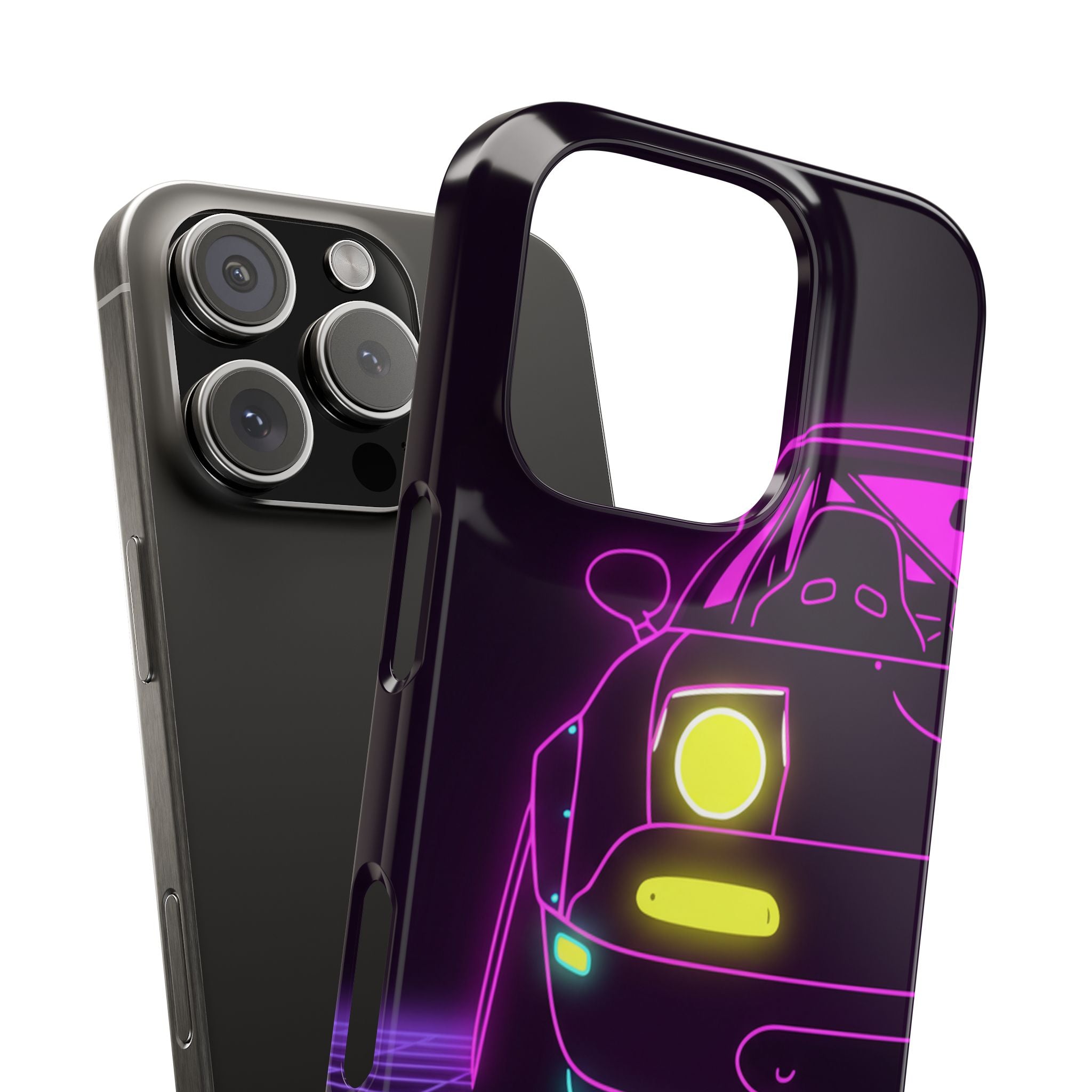 Mazda Miata NA (1989-97) Neon Synthwave Phone Case