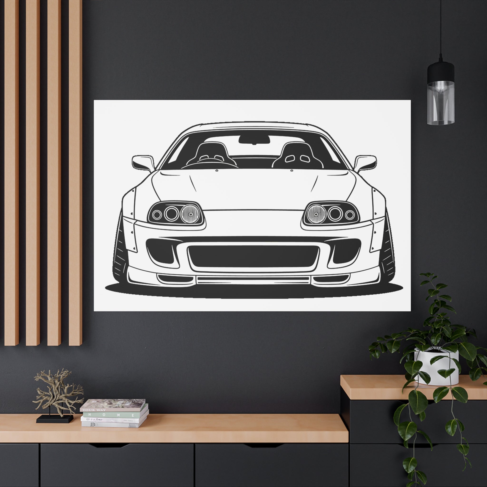 Toyota Supra MK4 Canvas Wall Art