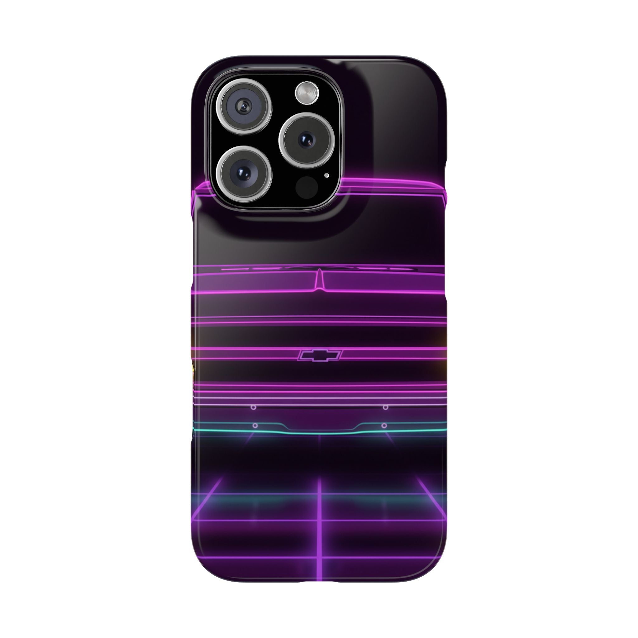 Chevy C10 Pickup (1967-72) Pro-Touring Neon Synthwave Phone Case