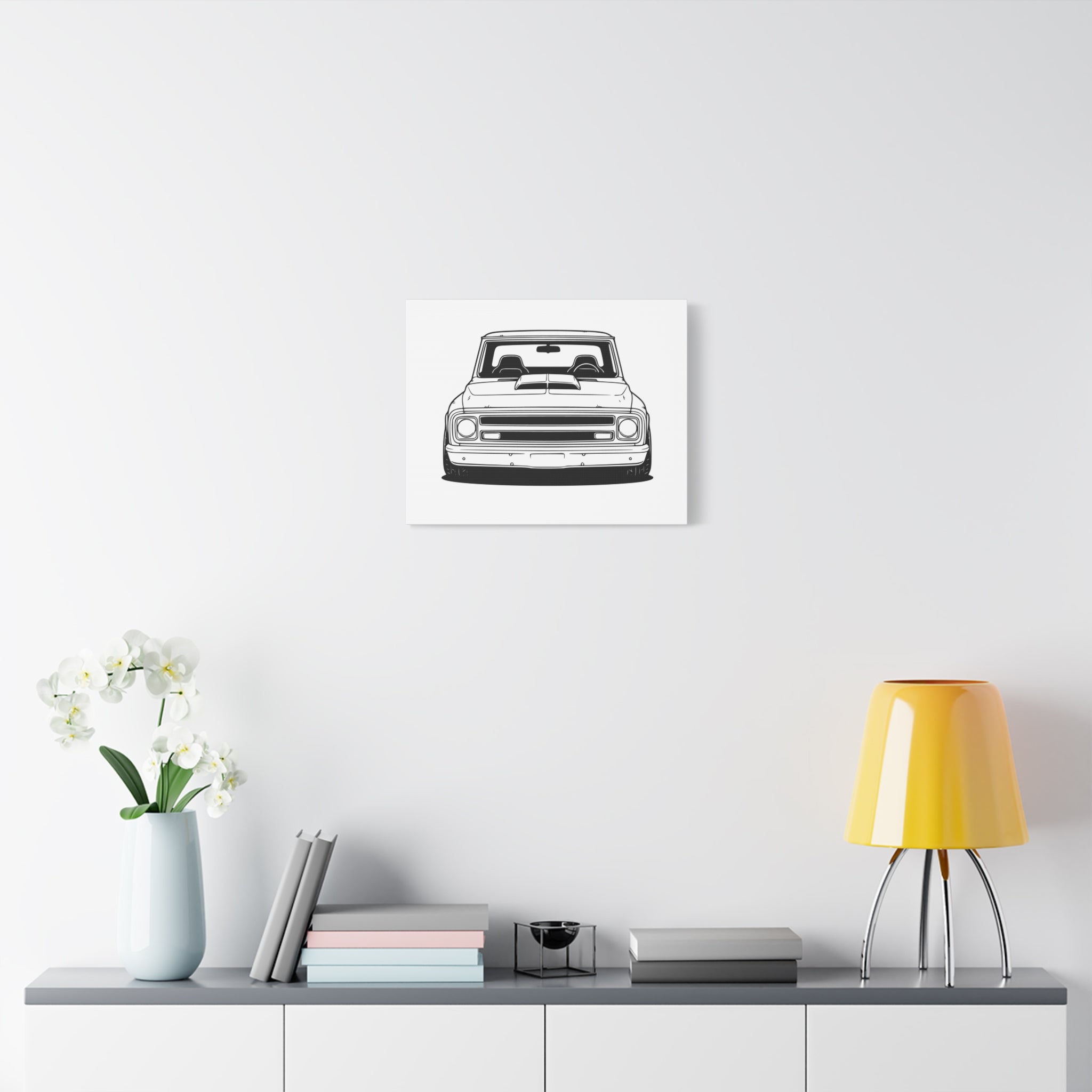 Chevy C10 Pickup (1967-72) Canvas Wall Art