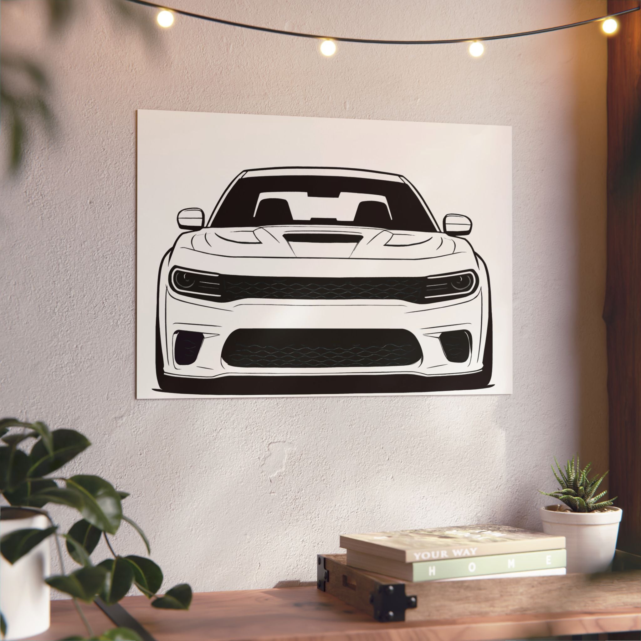 Dodge Charger SRT Hellcat | Metal Wall Sign
