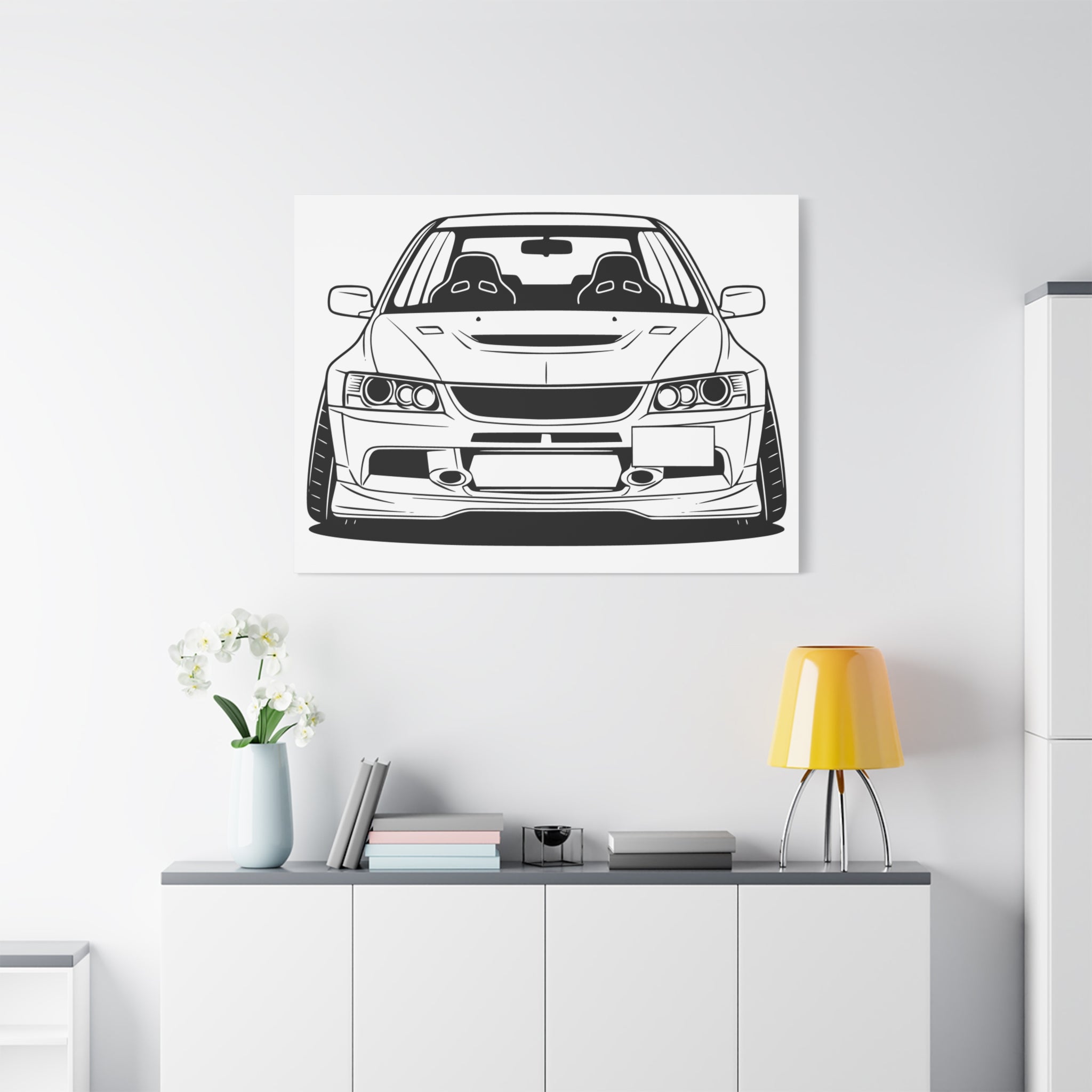 Mitsubishi Evo IX (2005-07) Canvas Wall Art