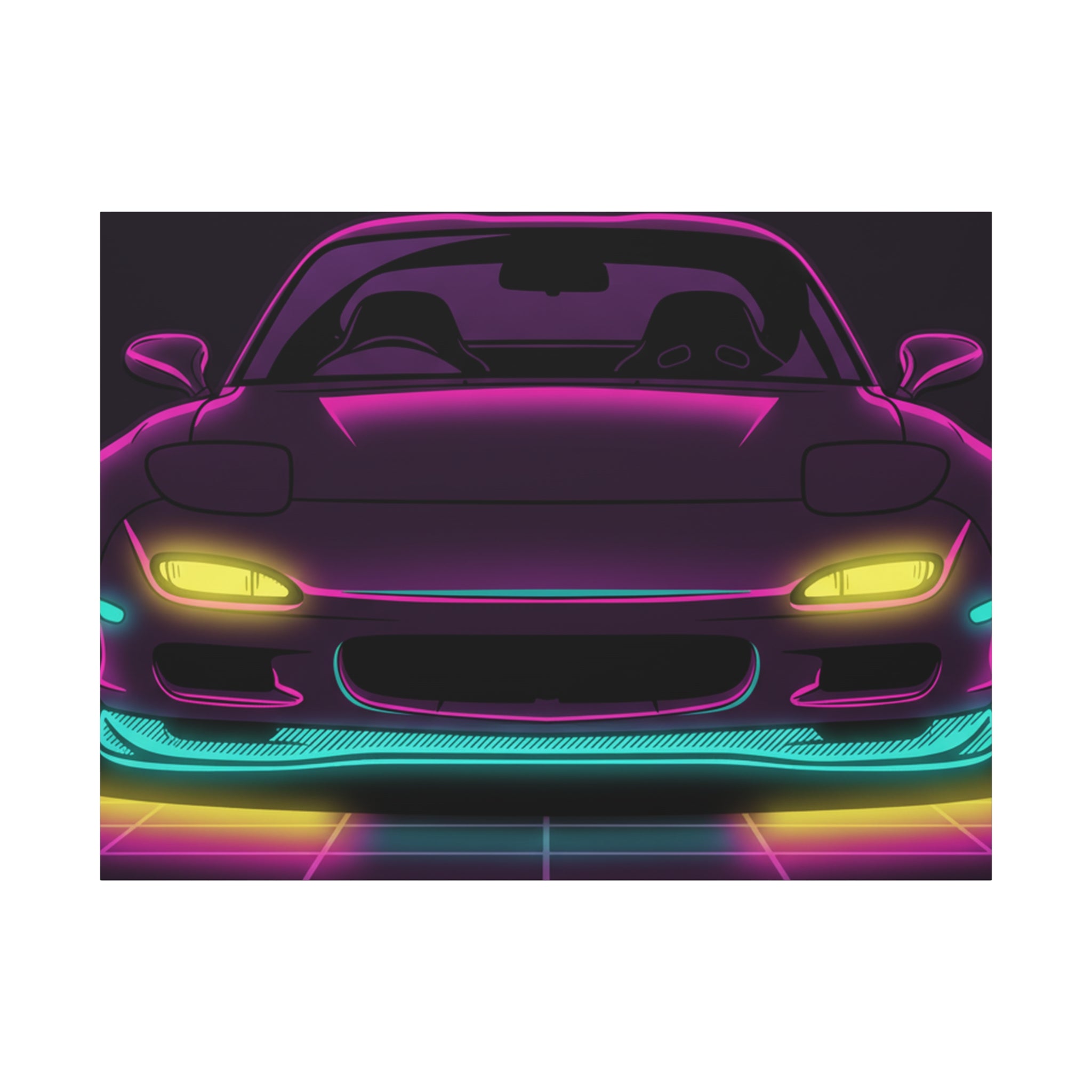 Mazda RX-7 FD Canvas Wall Art