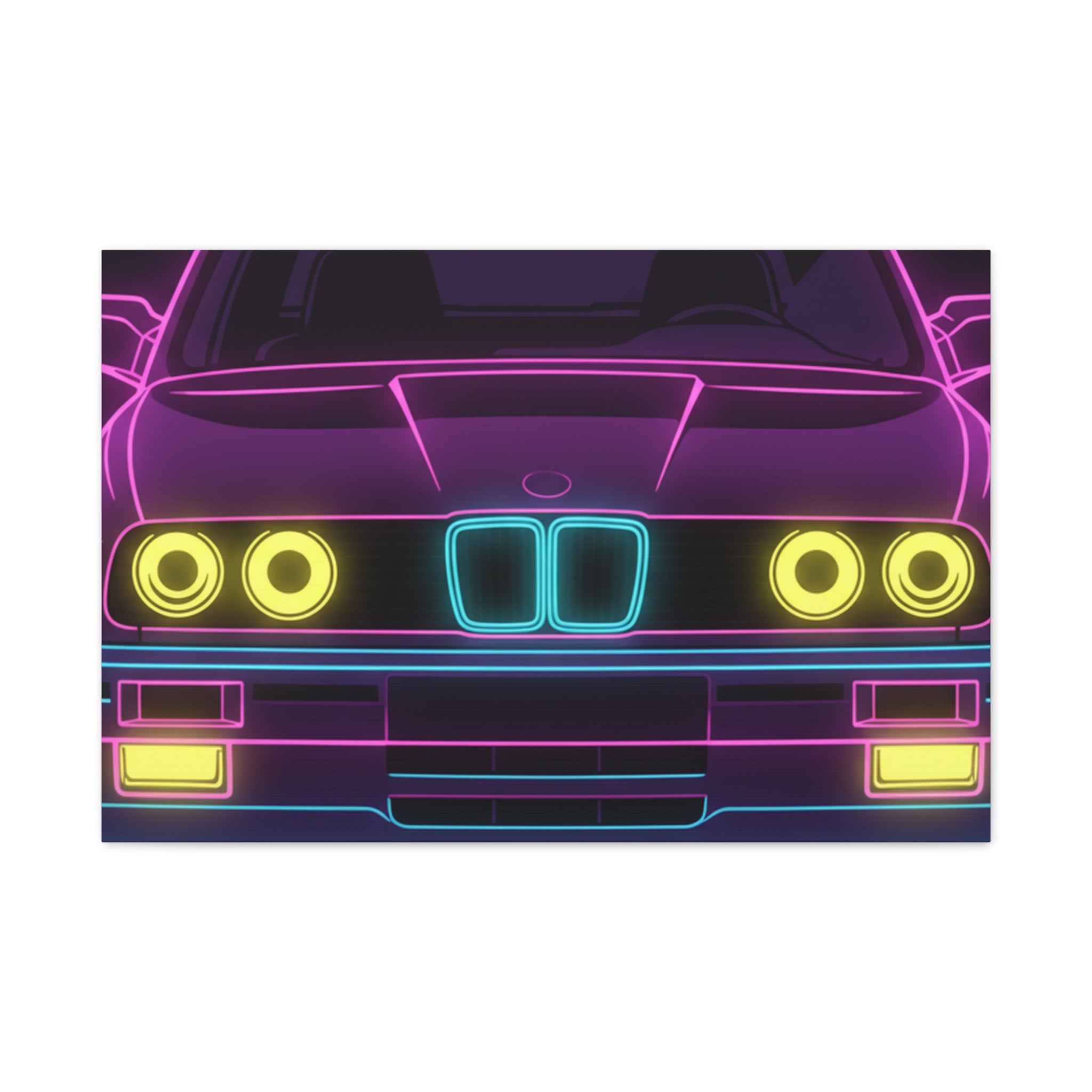 BMW E30 Canvas Wall Art