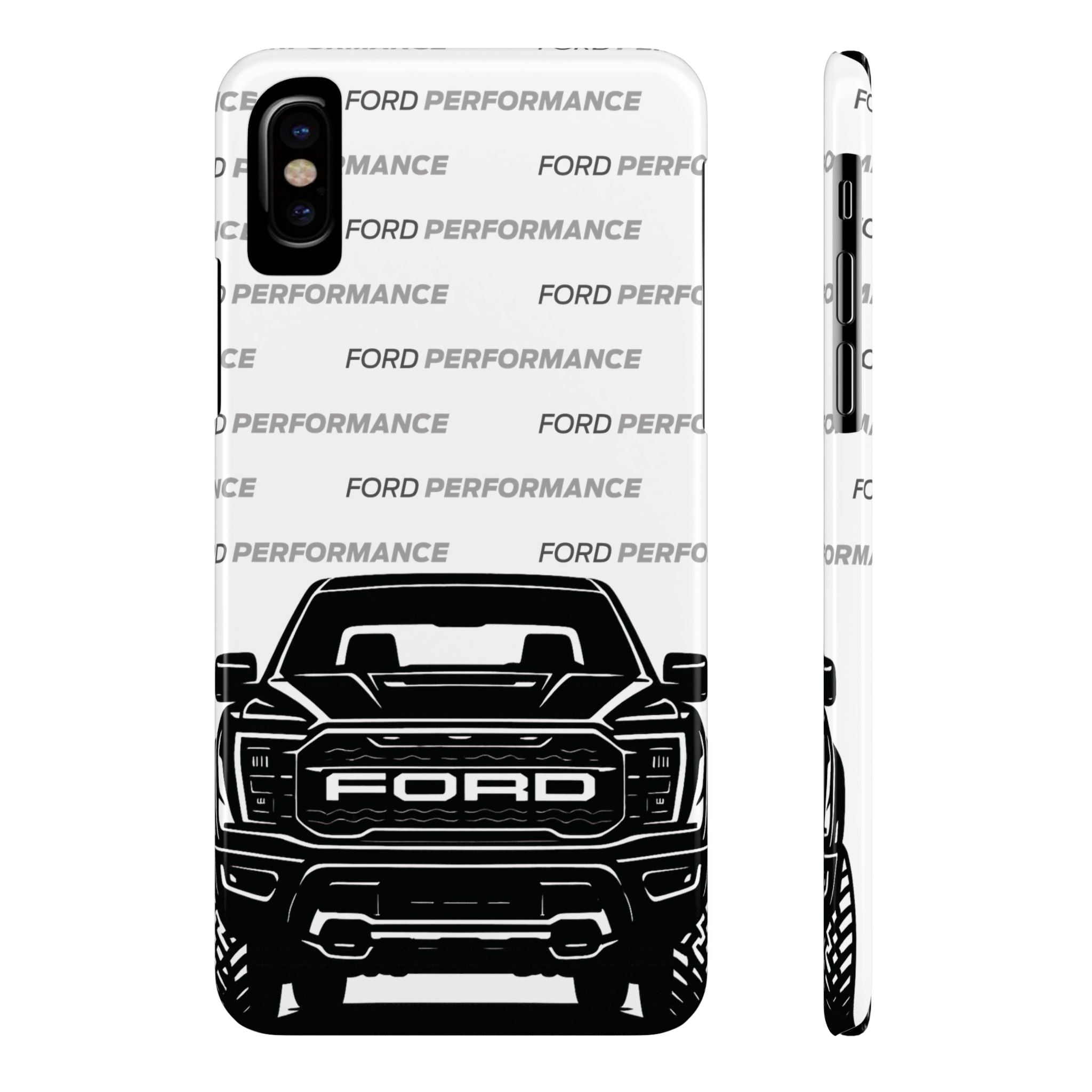 Ford Raptor (Gen 3) Slim Phone Case Greyscale
