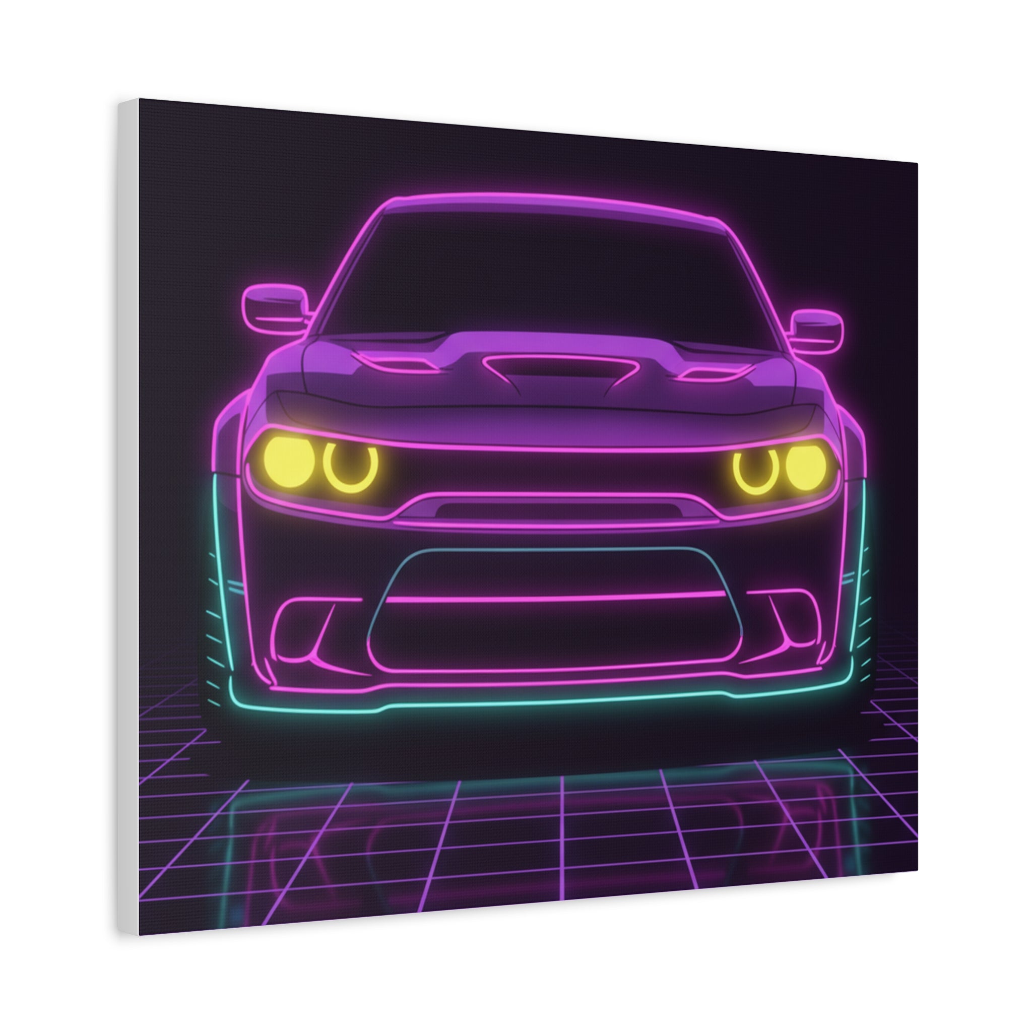 Dodge Challenger SRT Hellcat Canvas Wall Art