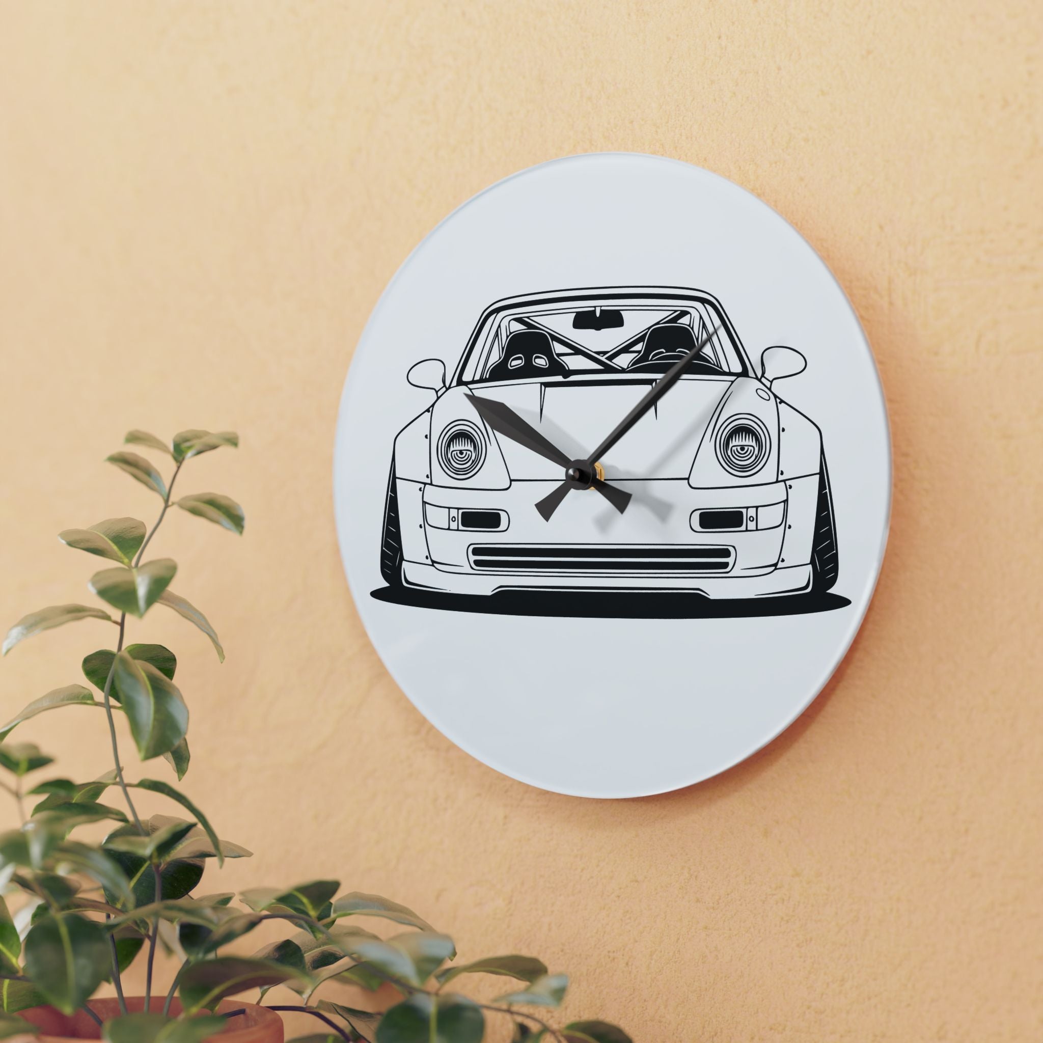 Porsche 964 Turbo Wall Clock