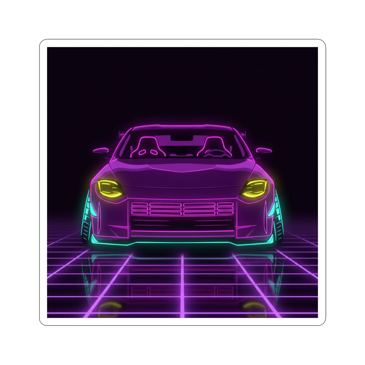 Nissan Z RZ34 (2023+) Neon Synthwave Sticker
