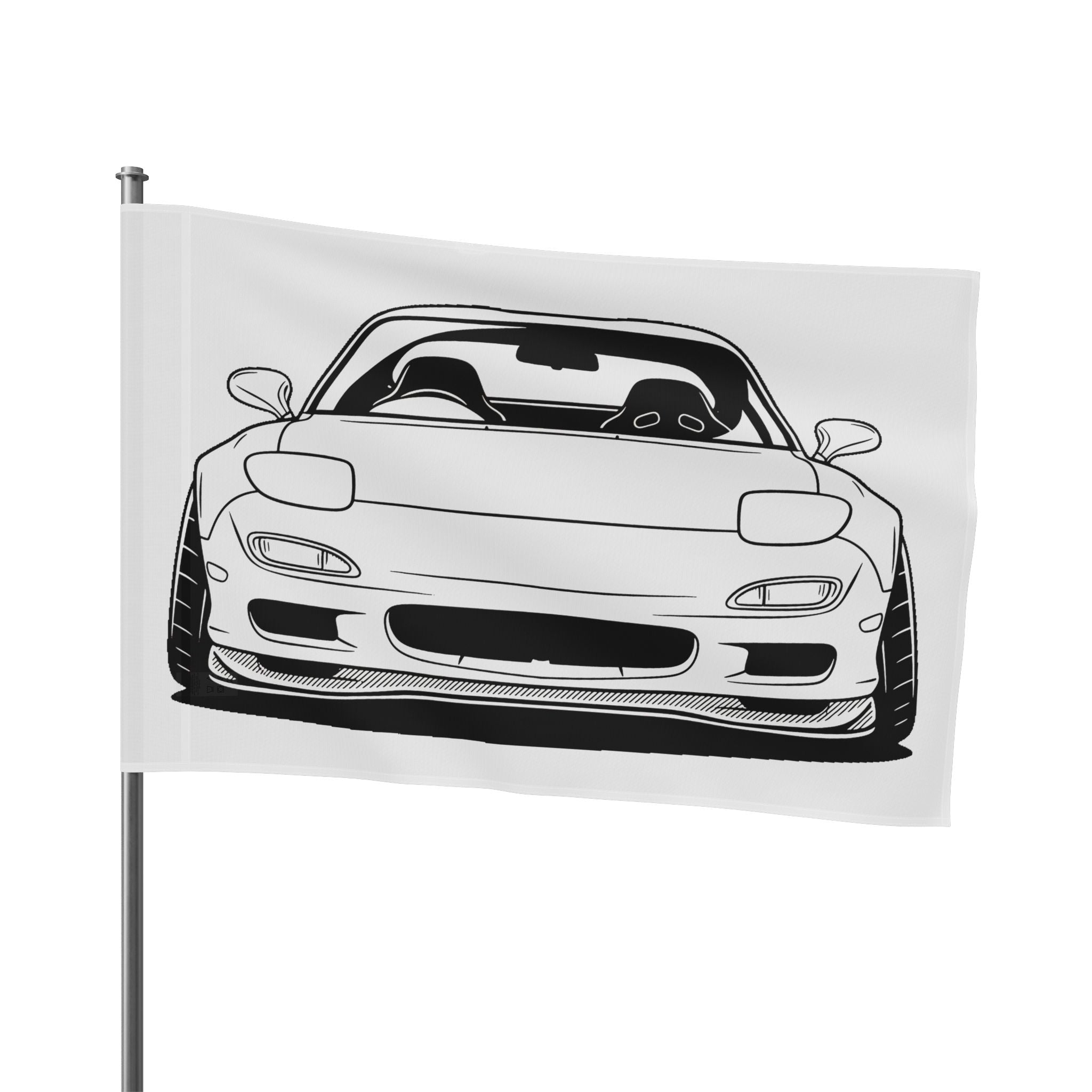 Mazda RX-7 FD Garage Flag