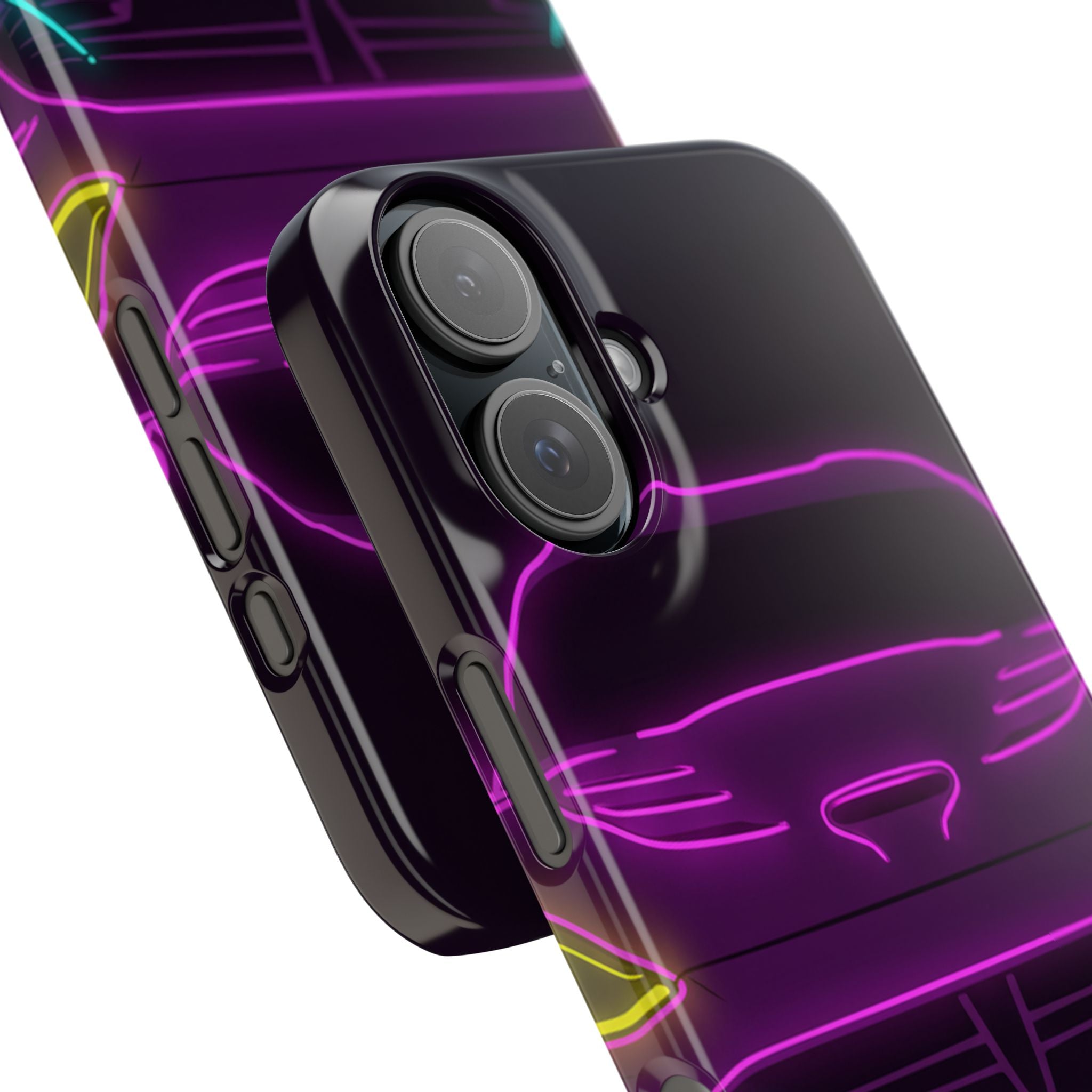 Dodge Viper (1992-17) Neon Synthwave Phone Case
