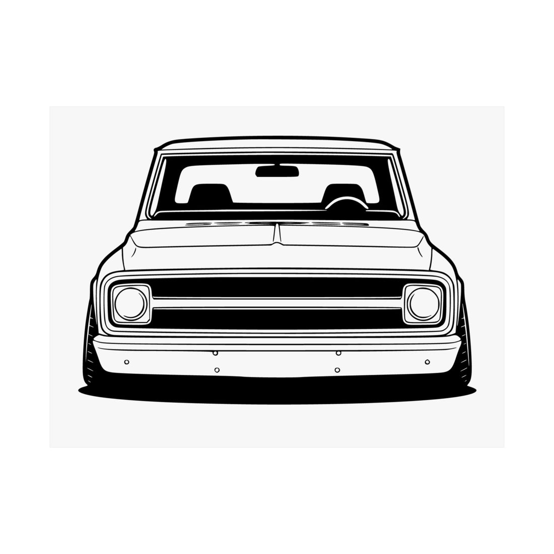 Chevy C10 Pickup (1967-72) Pro-Touring Poster