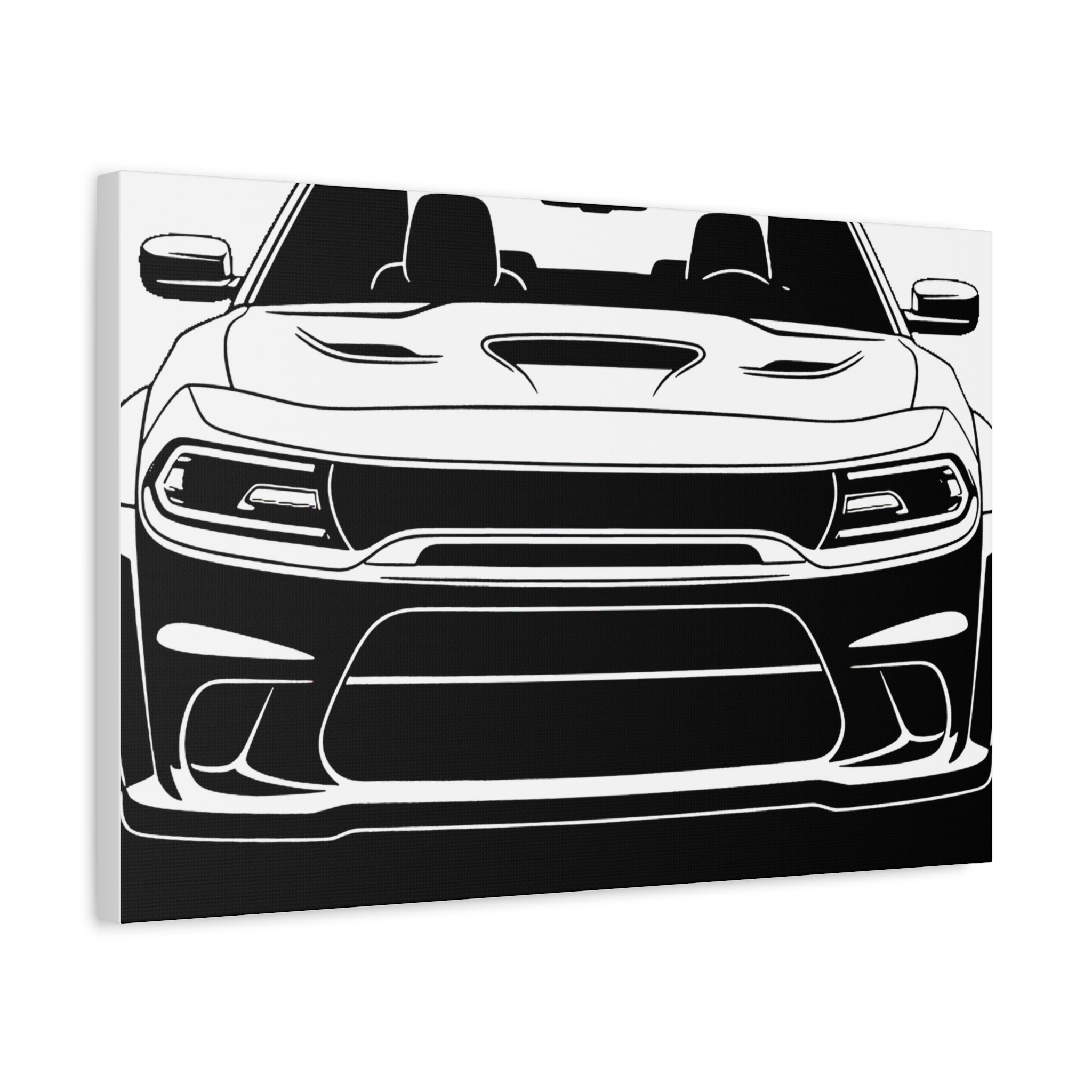 Dodge Challenger SRT Hellcat Canvas Wall Art