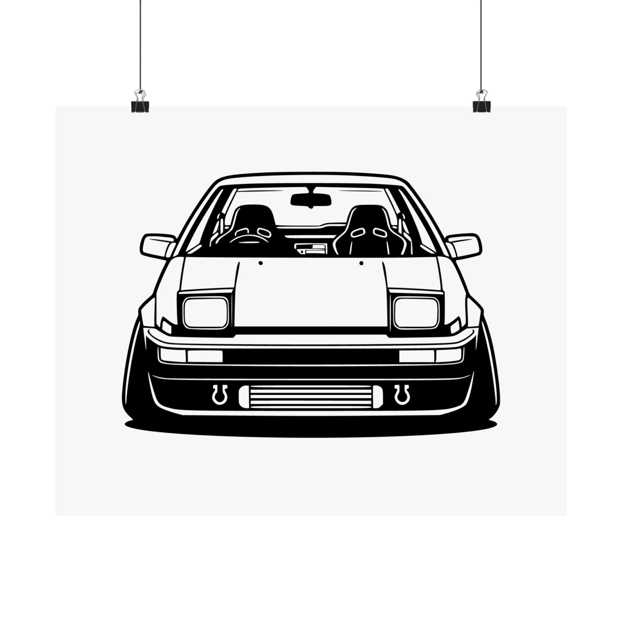 Toyota AE86 (1983-87) Poster