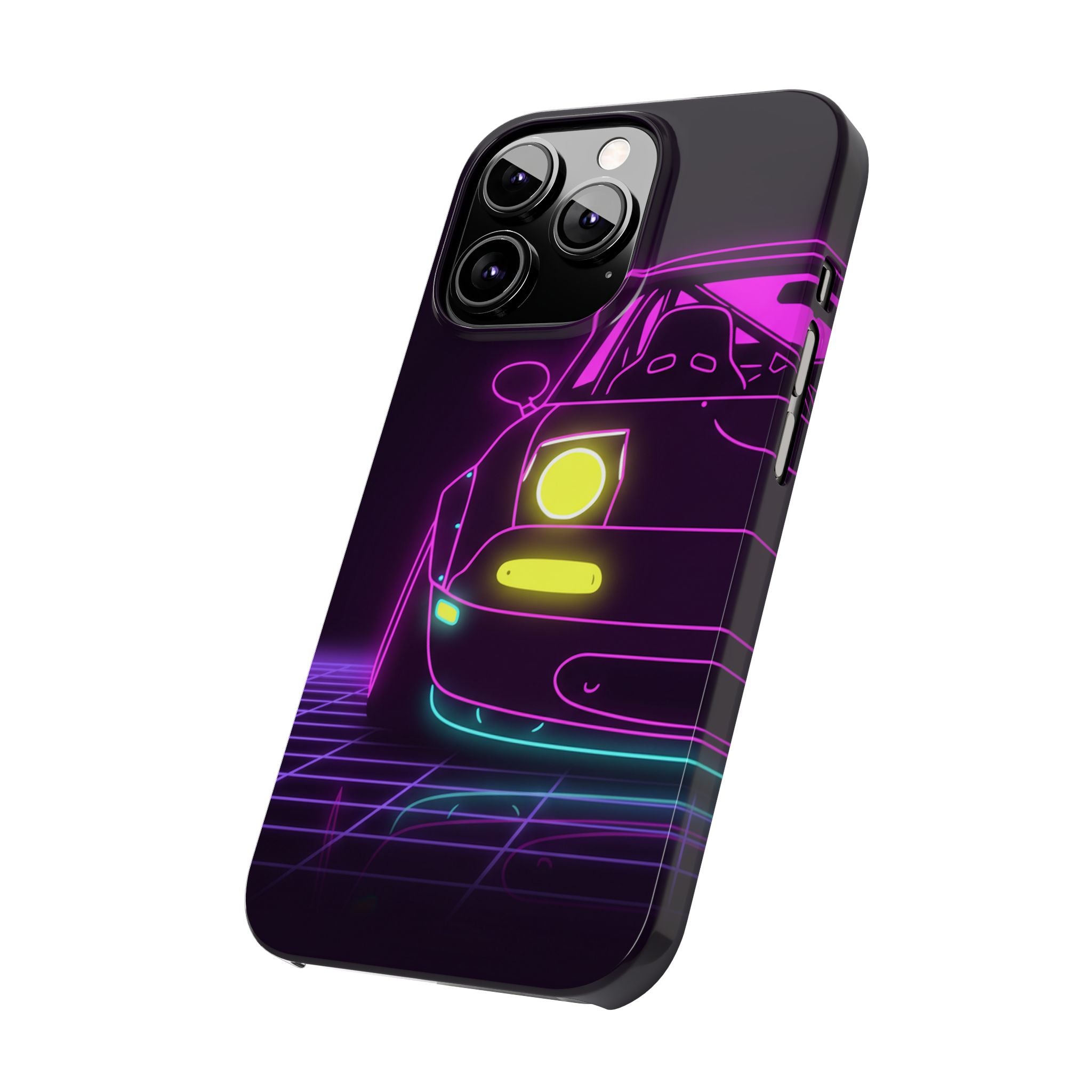 Mazda Miata NA (1989-97) Neon Synthwave Phone Case