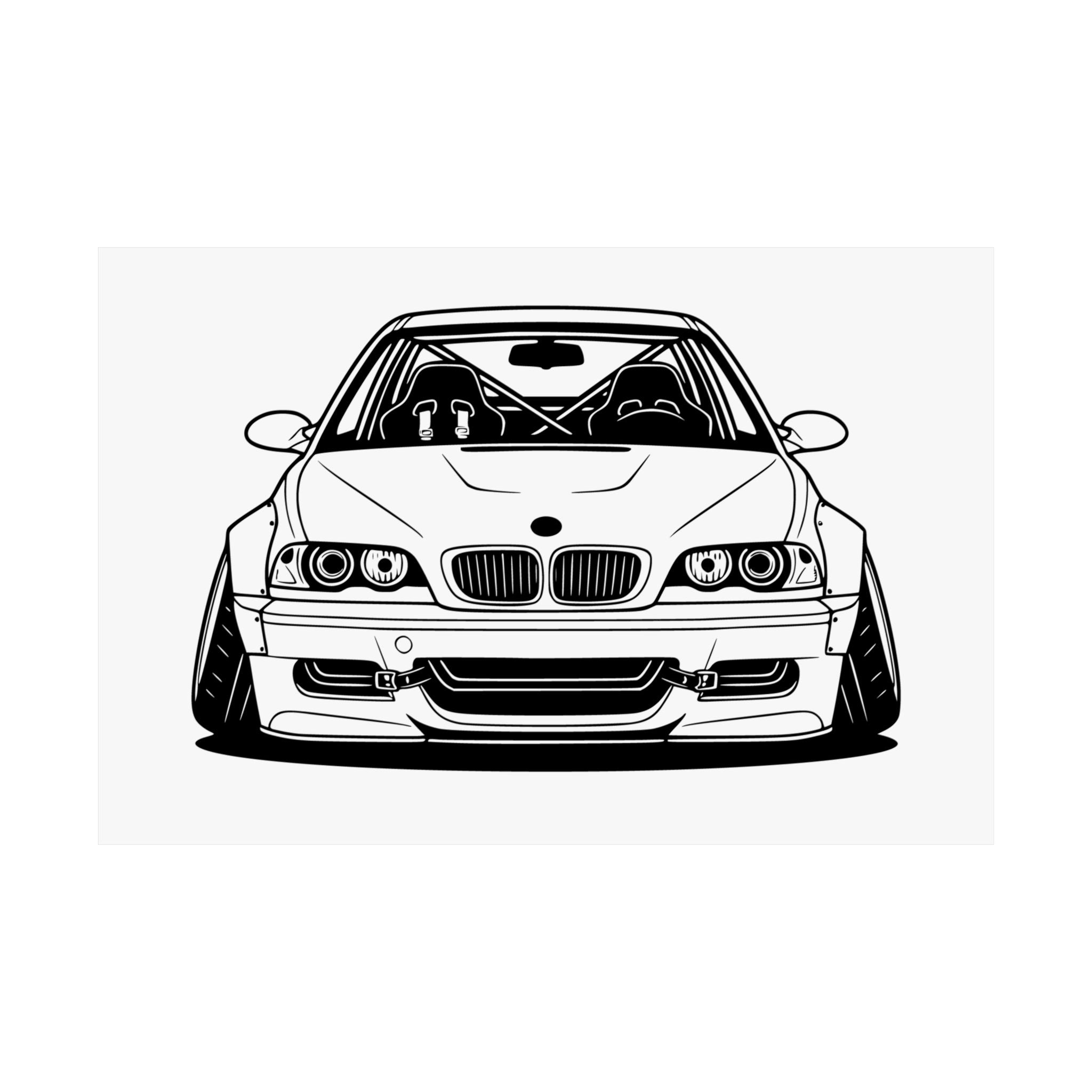 BMW E46 M3 (2000-06) Poster