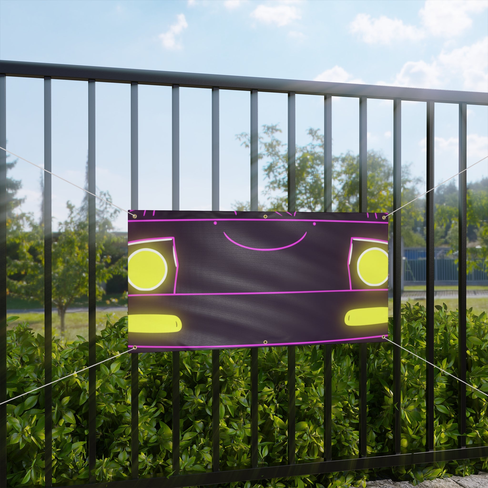 Mazda Miata NA (1989-97) Neon Synthwave Banner