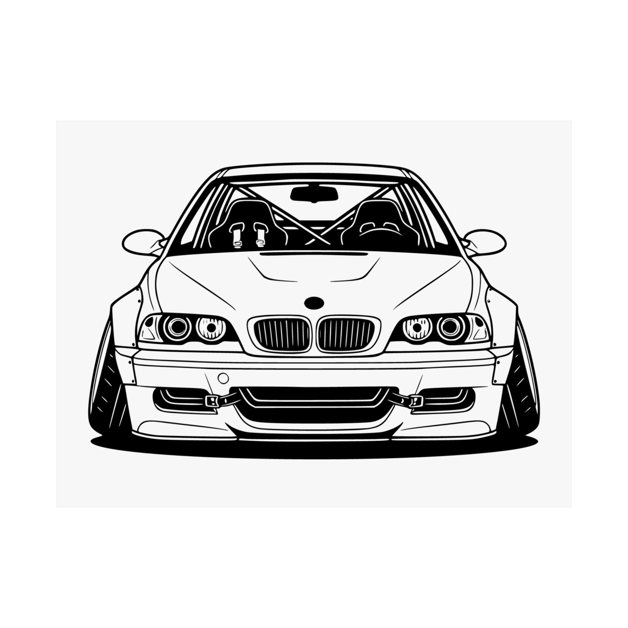 BMW E46 M3 (2000-06) Poster