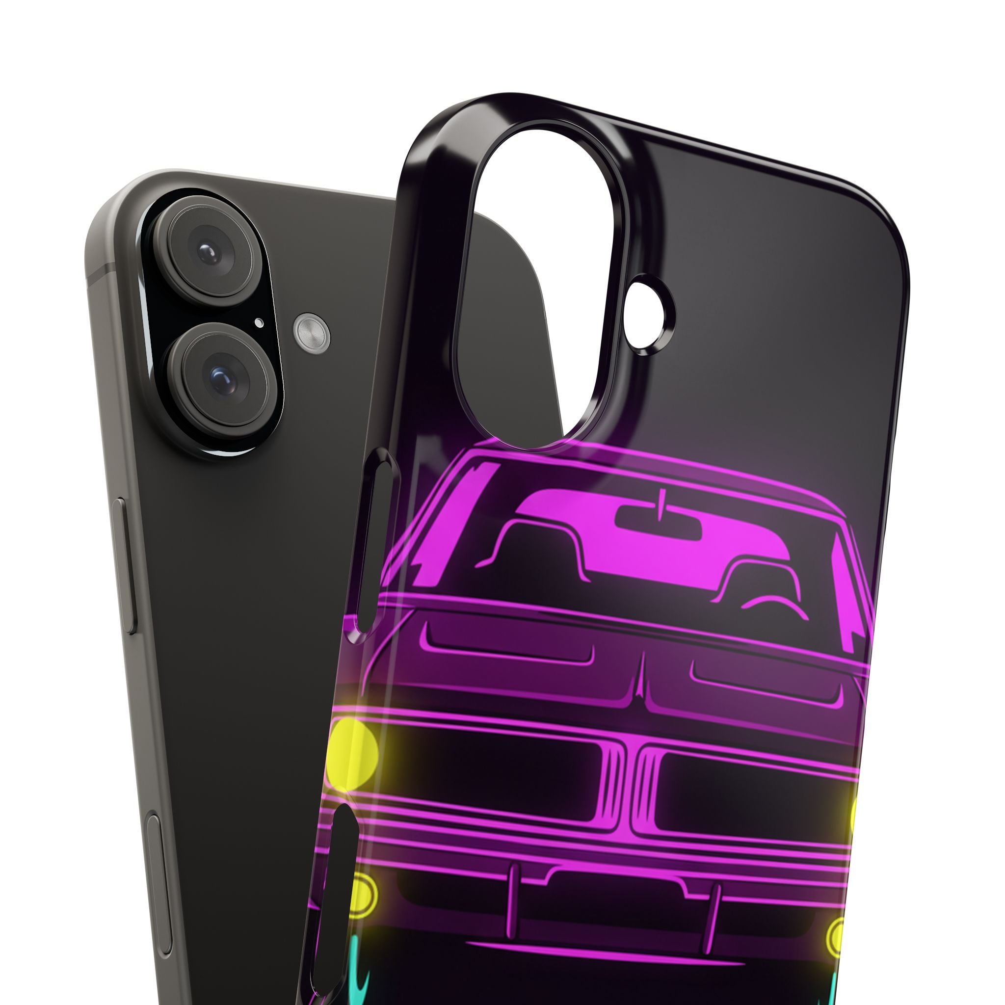 Dodge Charger R/T (1968-70) Resto-Mod Neon Synthwave Phone Case