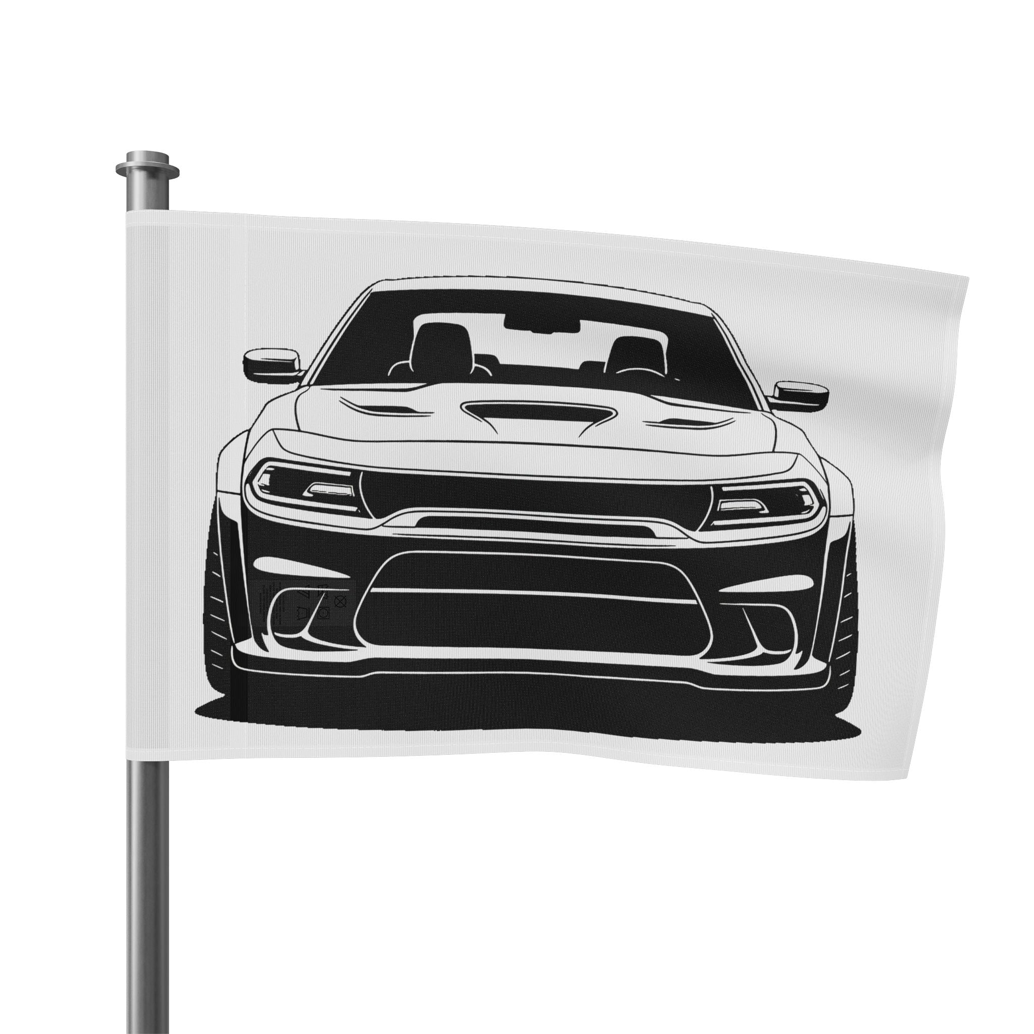 Dodge Challenger SRT Hellcat Garage Flag