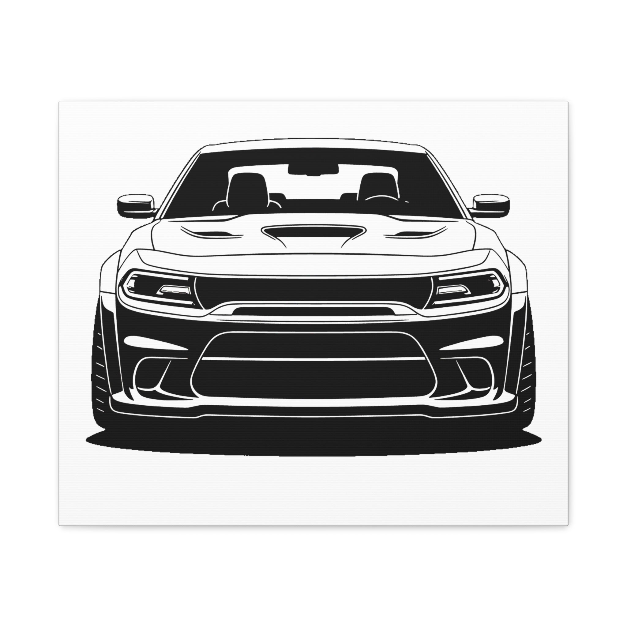 Dodge Challenger SRT Hellcat Canvas Wall Art
