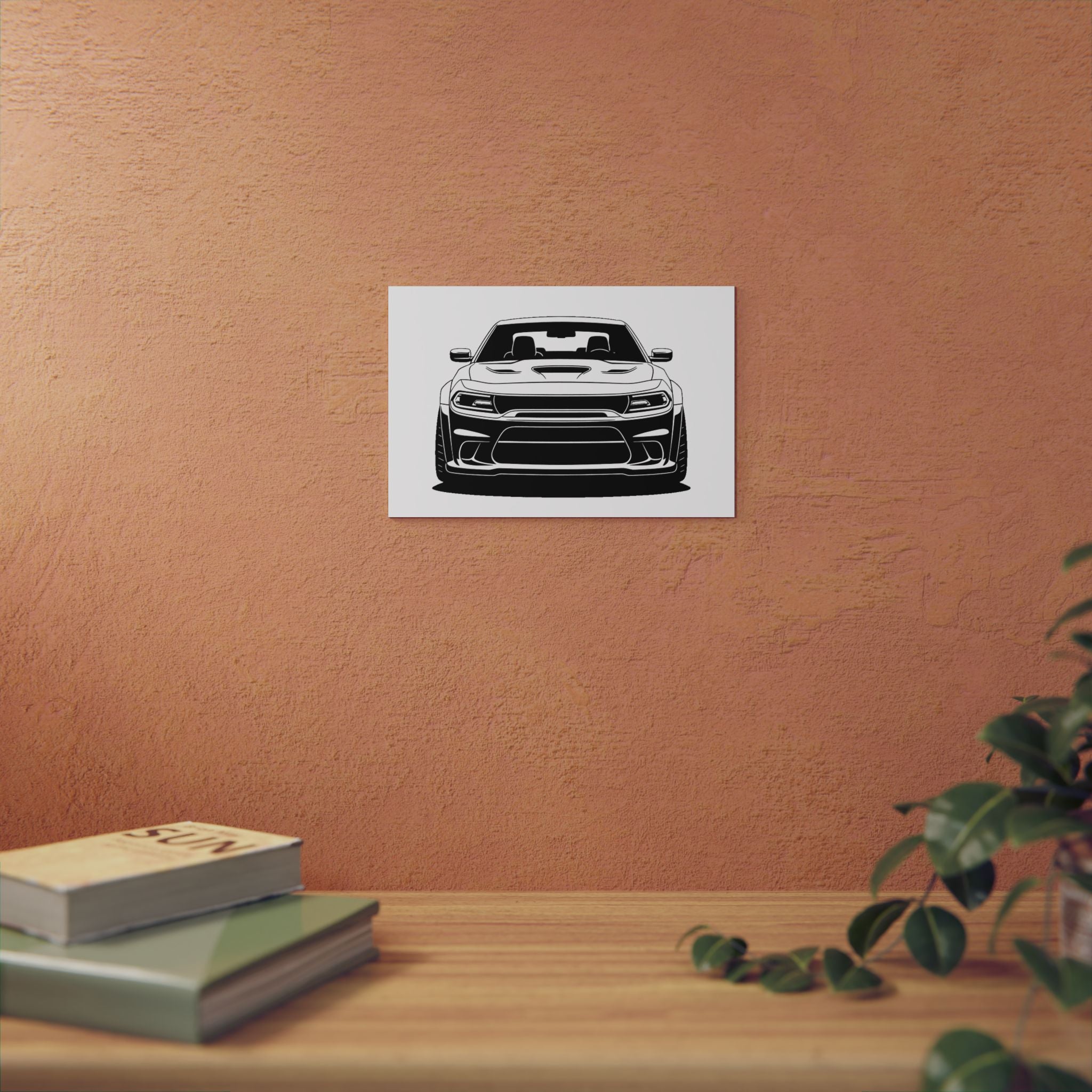 Dodge Challenger SRT Hellcat Metal Wall Sign