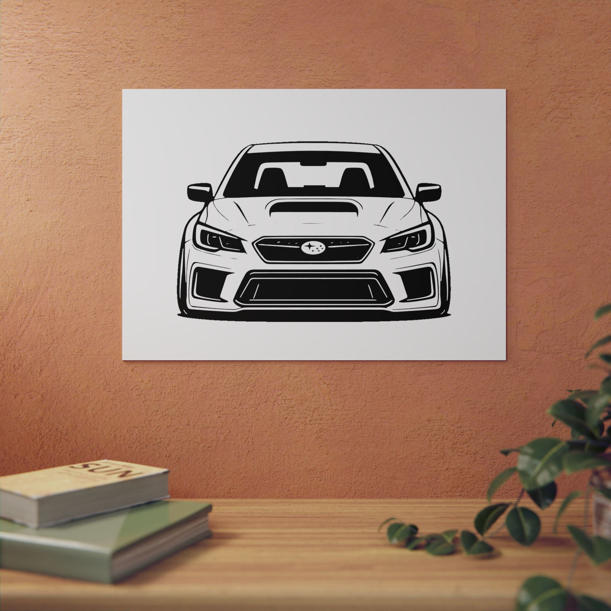 Subaru WRX STI Metal Wall Sign