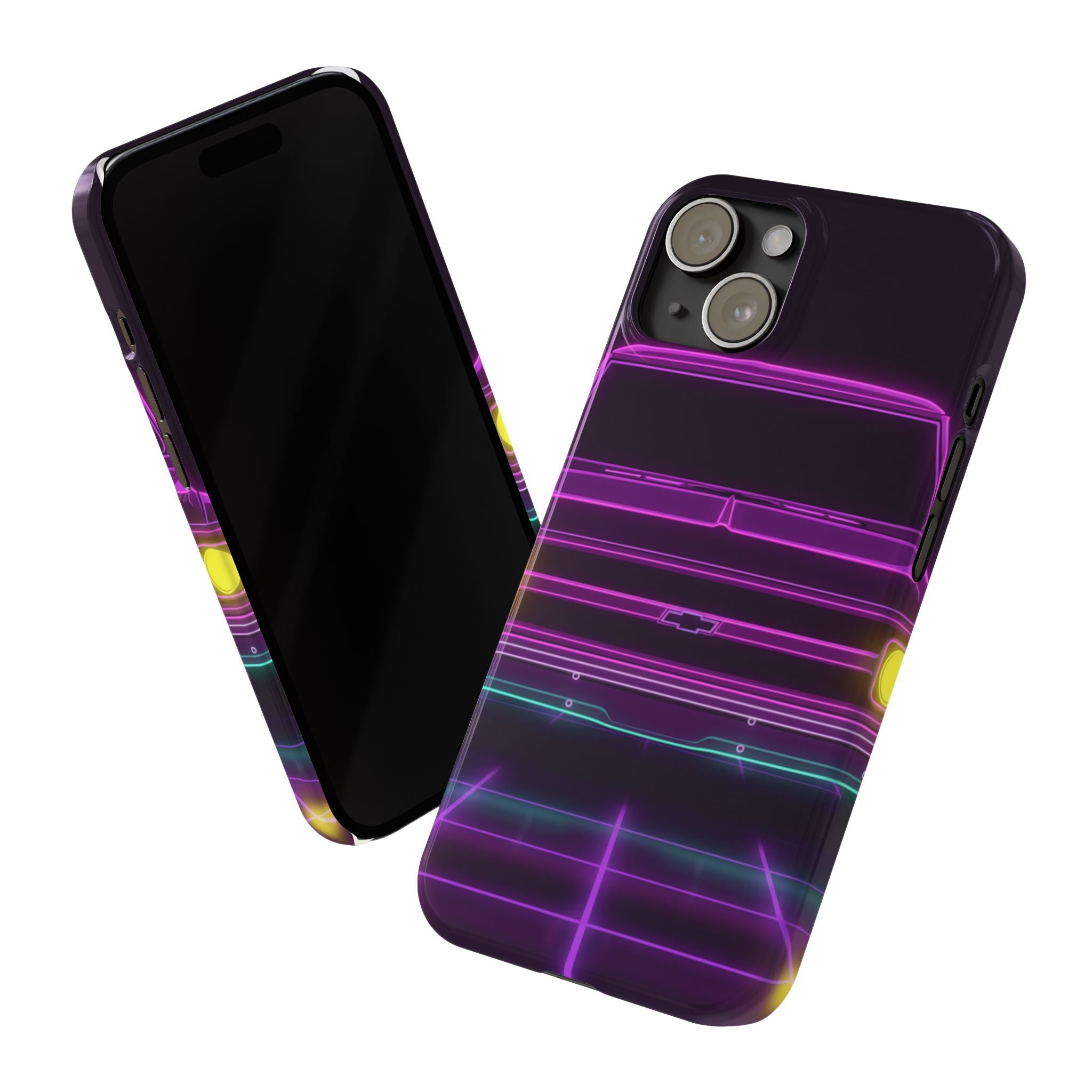 Chevy C10 Pickup (1967-72) Pro-Touring Neon Synthwave Phone Case