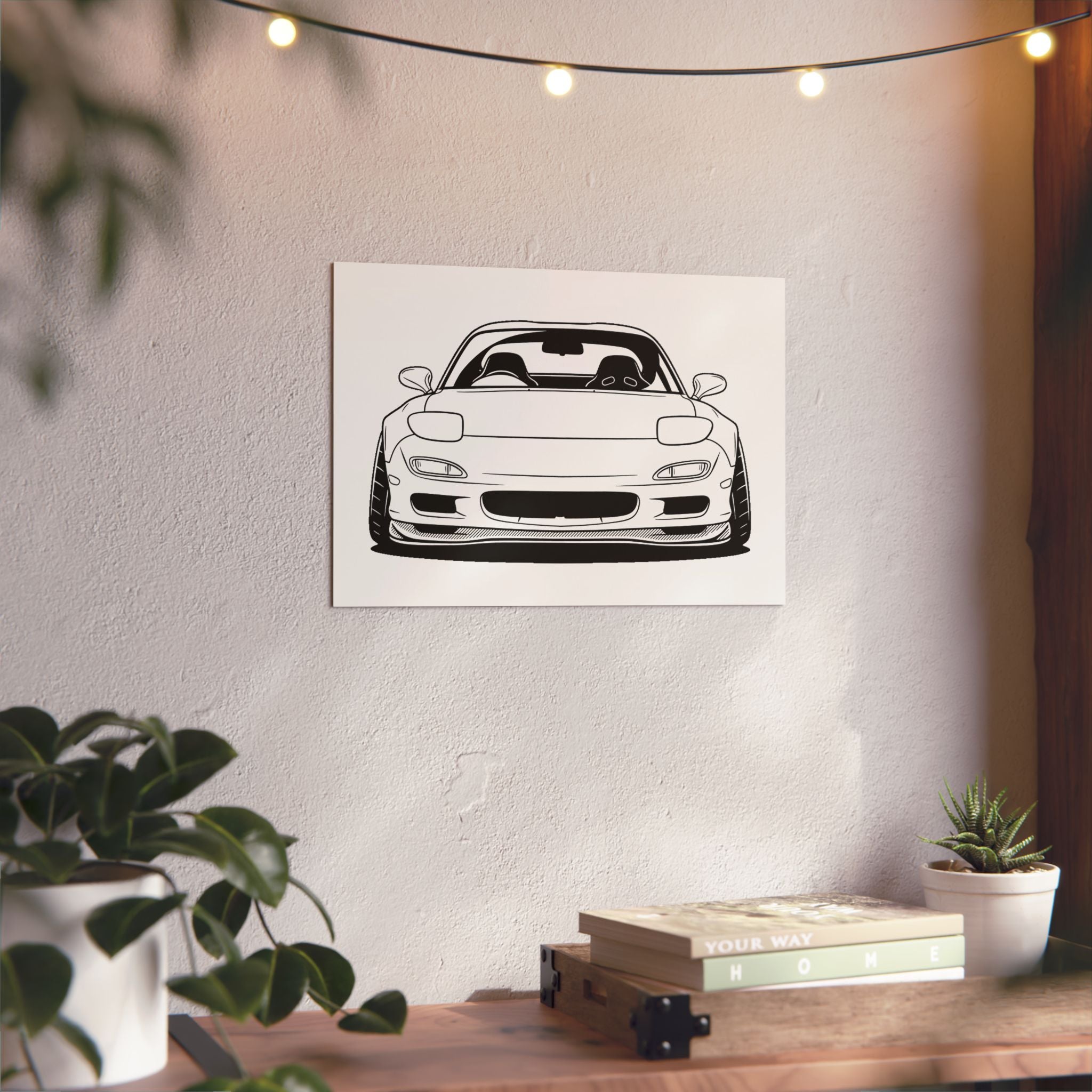 Mazda RX-7 FD Metal Wall Sign