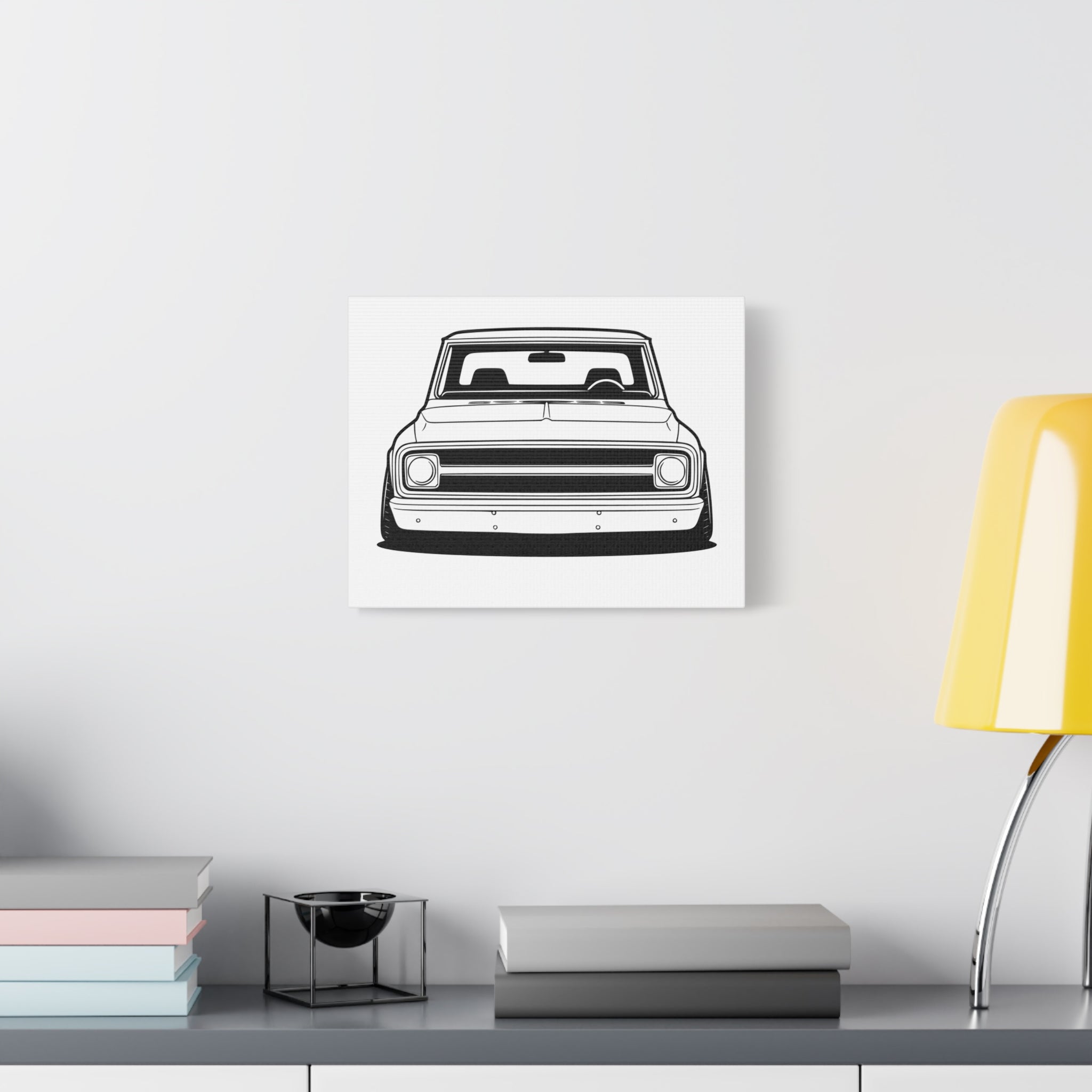 Chevy C10 Pickup (1967-72) Pro-Touring Canvas Wall Art