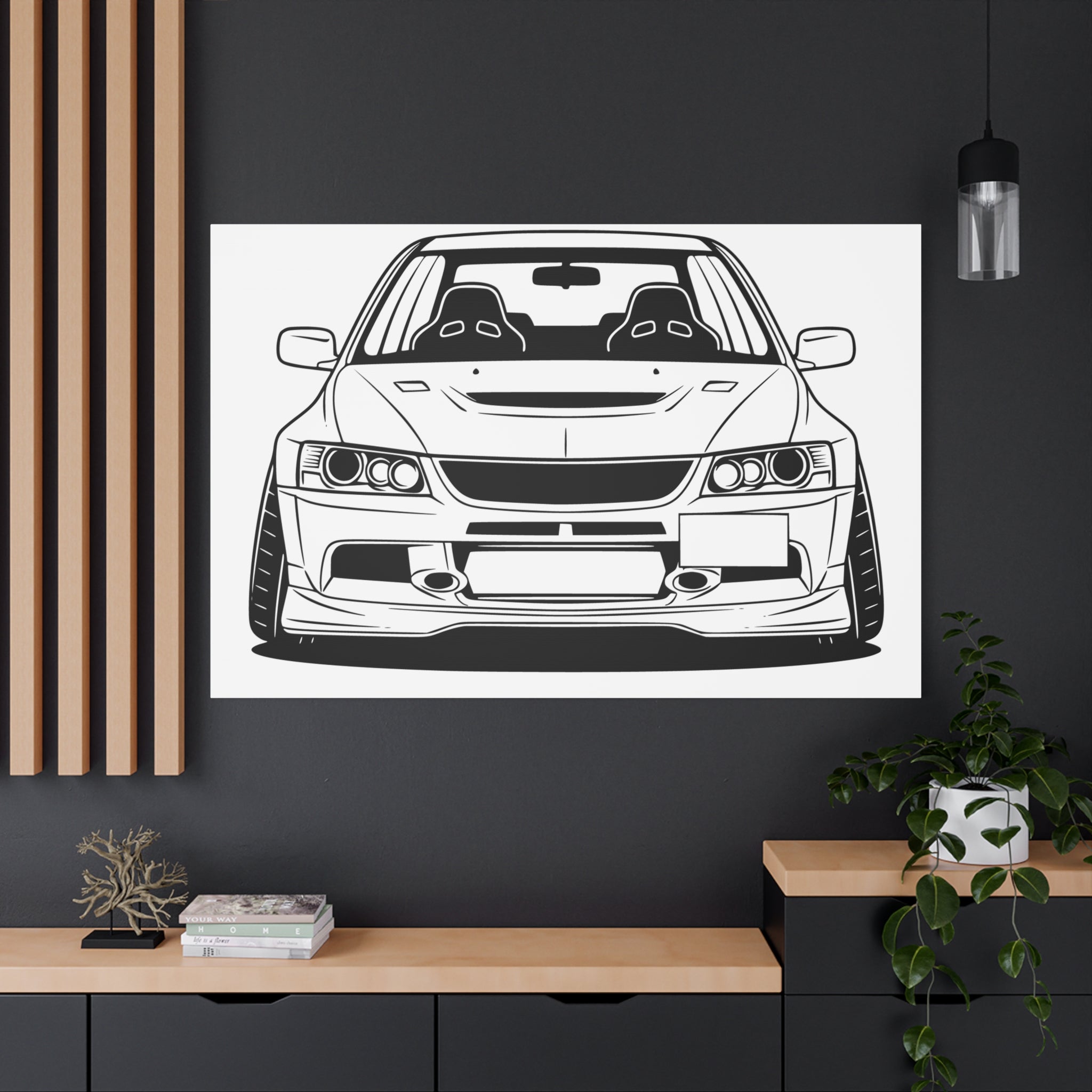 Mitsubishi Evo IX (2005-07) Canvas Wall Art