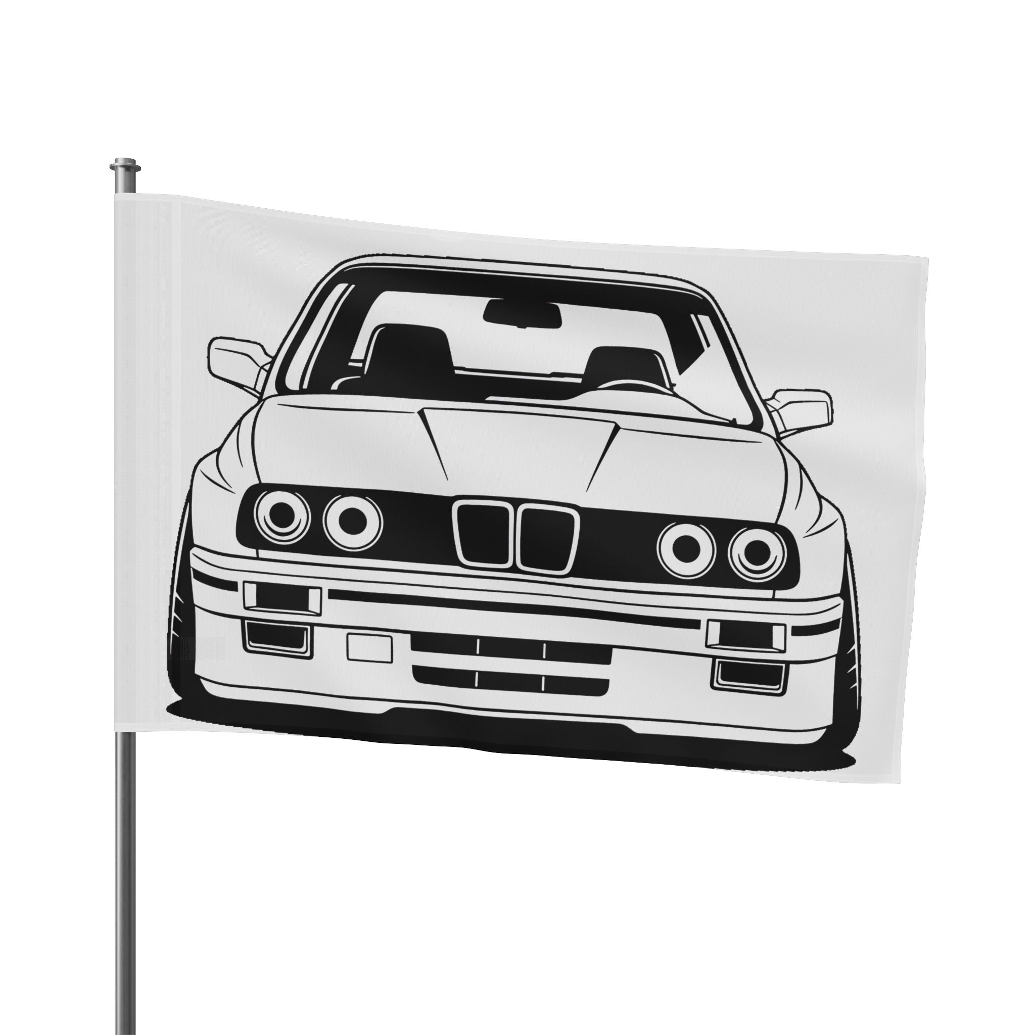 BMW E30 Garage Flag