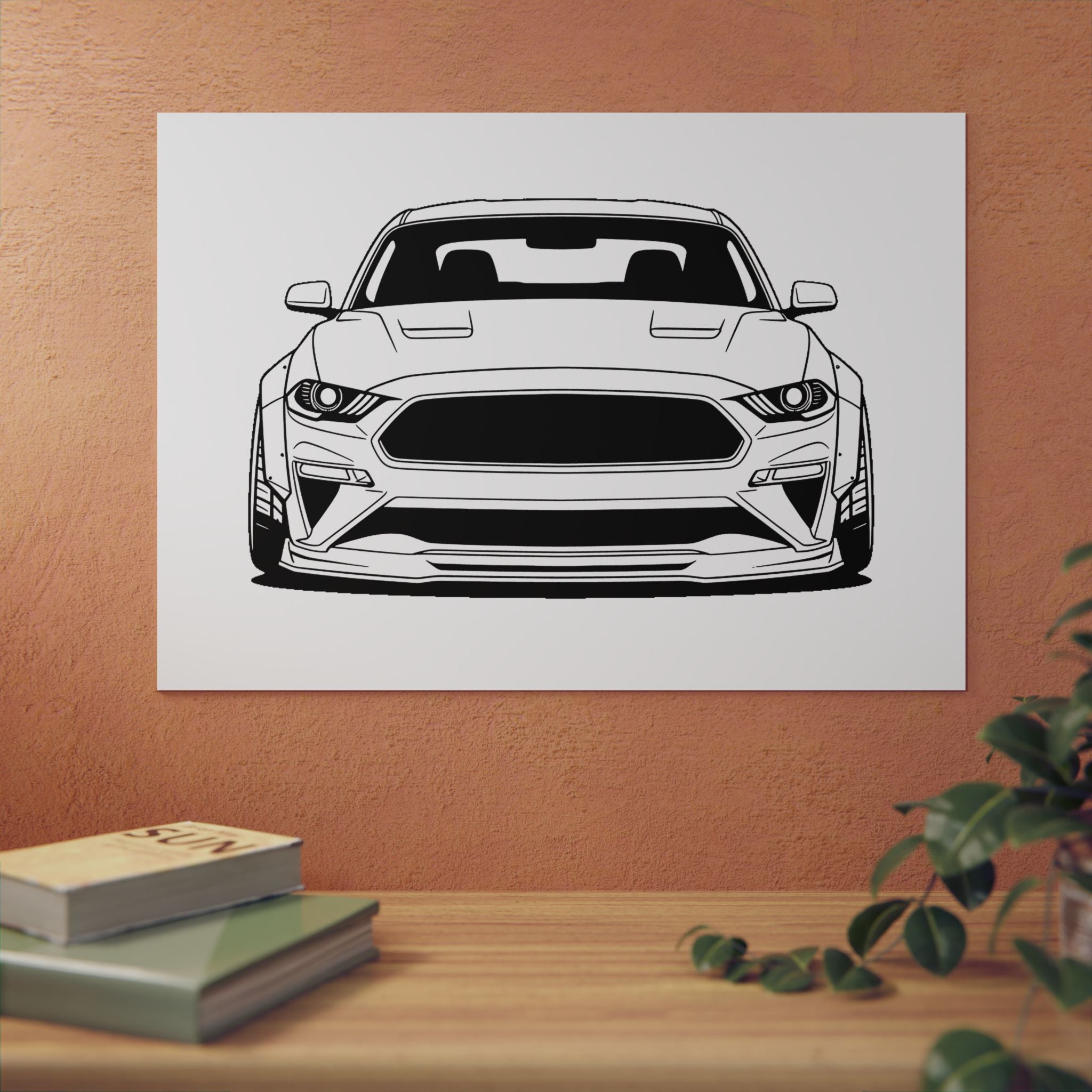 Ford Mustang GT (S650) Metal Wall Sign