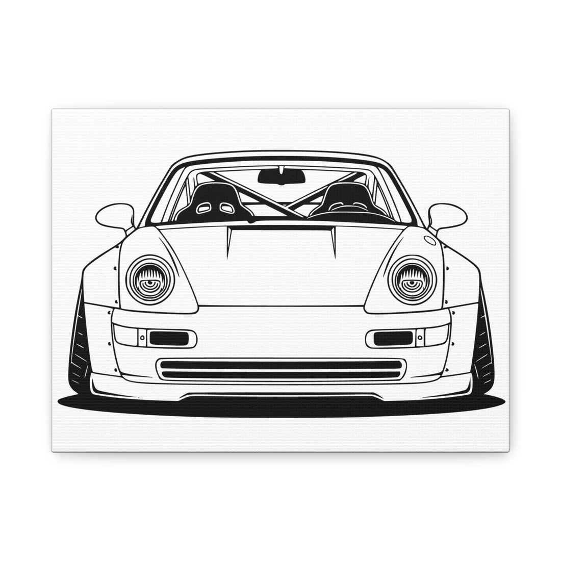 Porsche 964 Turbo Canvas Wall Art