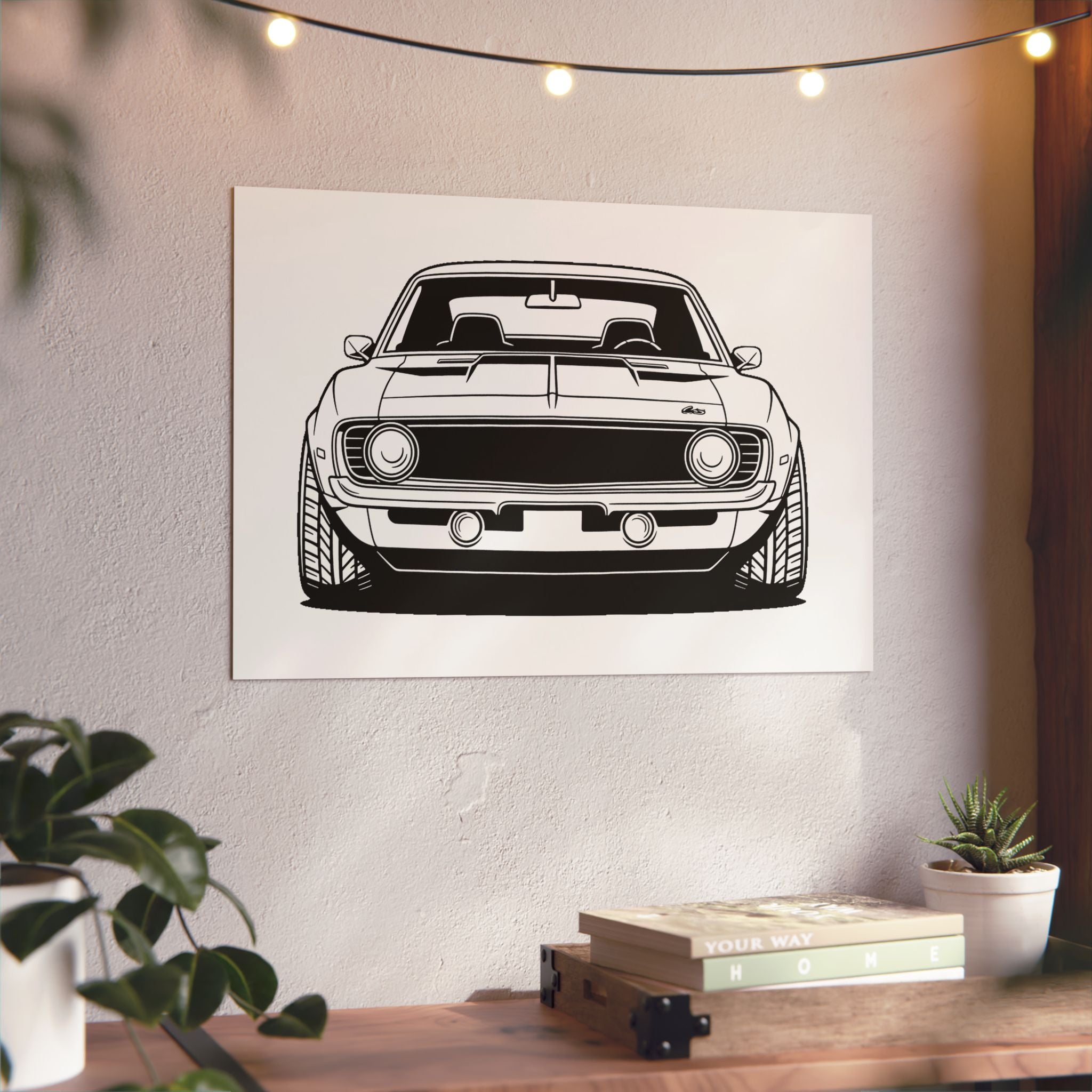 1969 Chevrolet Camaro SS Metal Wall Sign