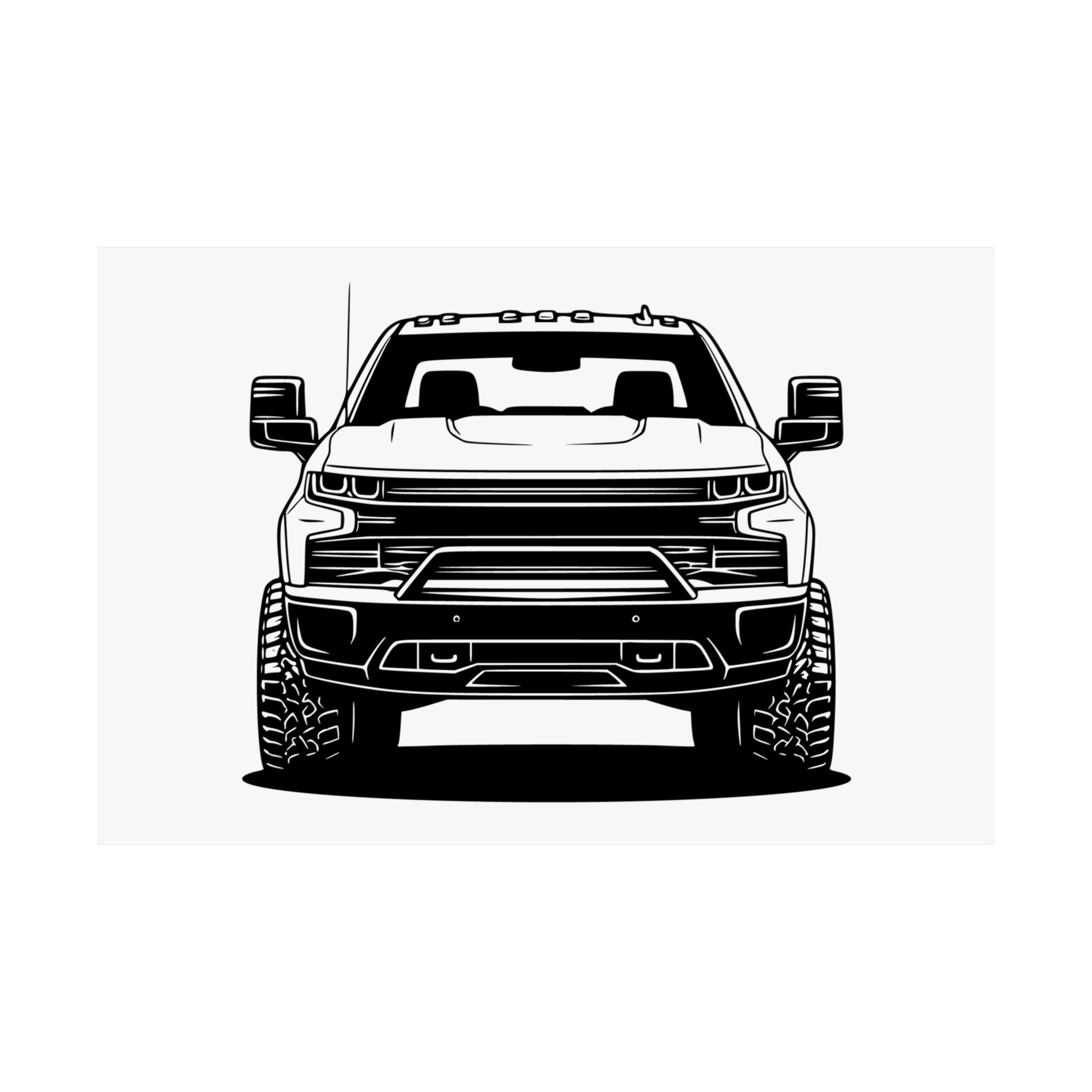 Chevy Silverado Trail Boss (2019+) Poster