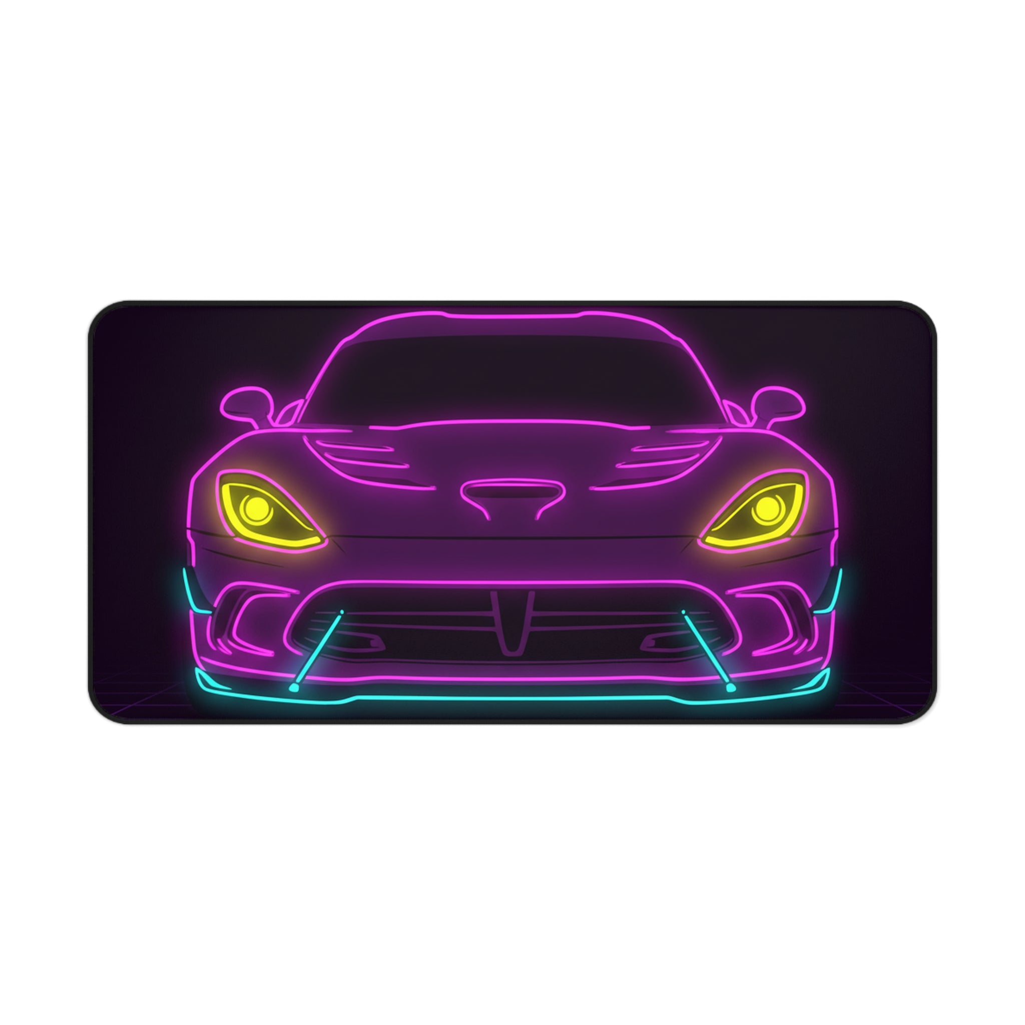 Dodge Viper (1992-17) Neon Synthwave Desk Mat